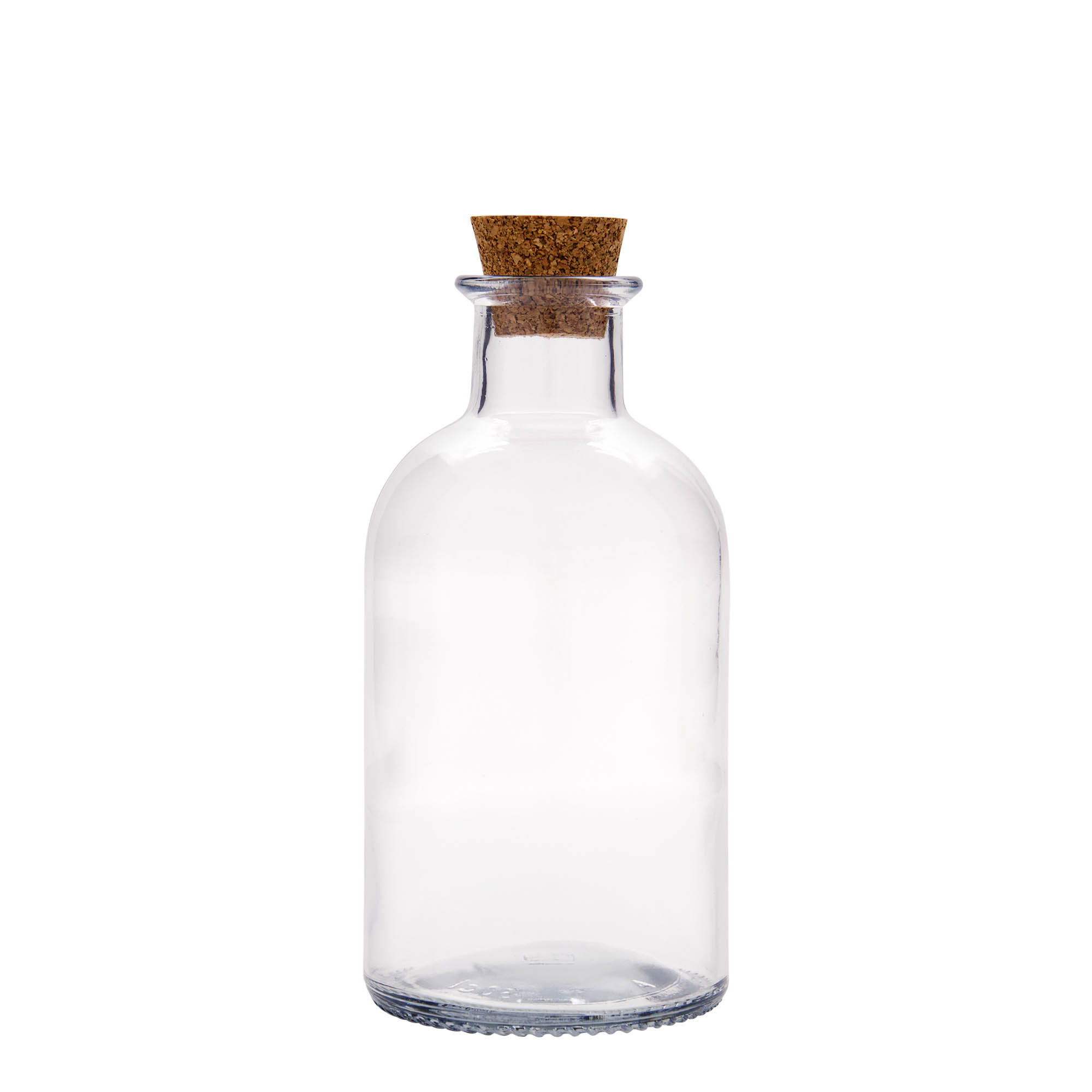 500 ml staklena boca apotekara 'Italia', otvor: čep 500 ml staklena boca apotekara 'Italia', otvor: čep
