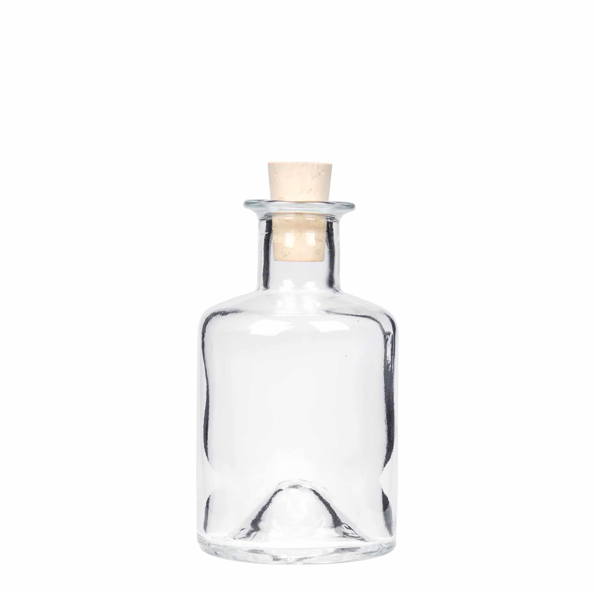 200 ml staklena bočica apotekarska, otvor: plutani čep