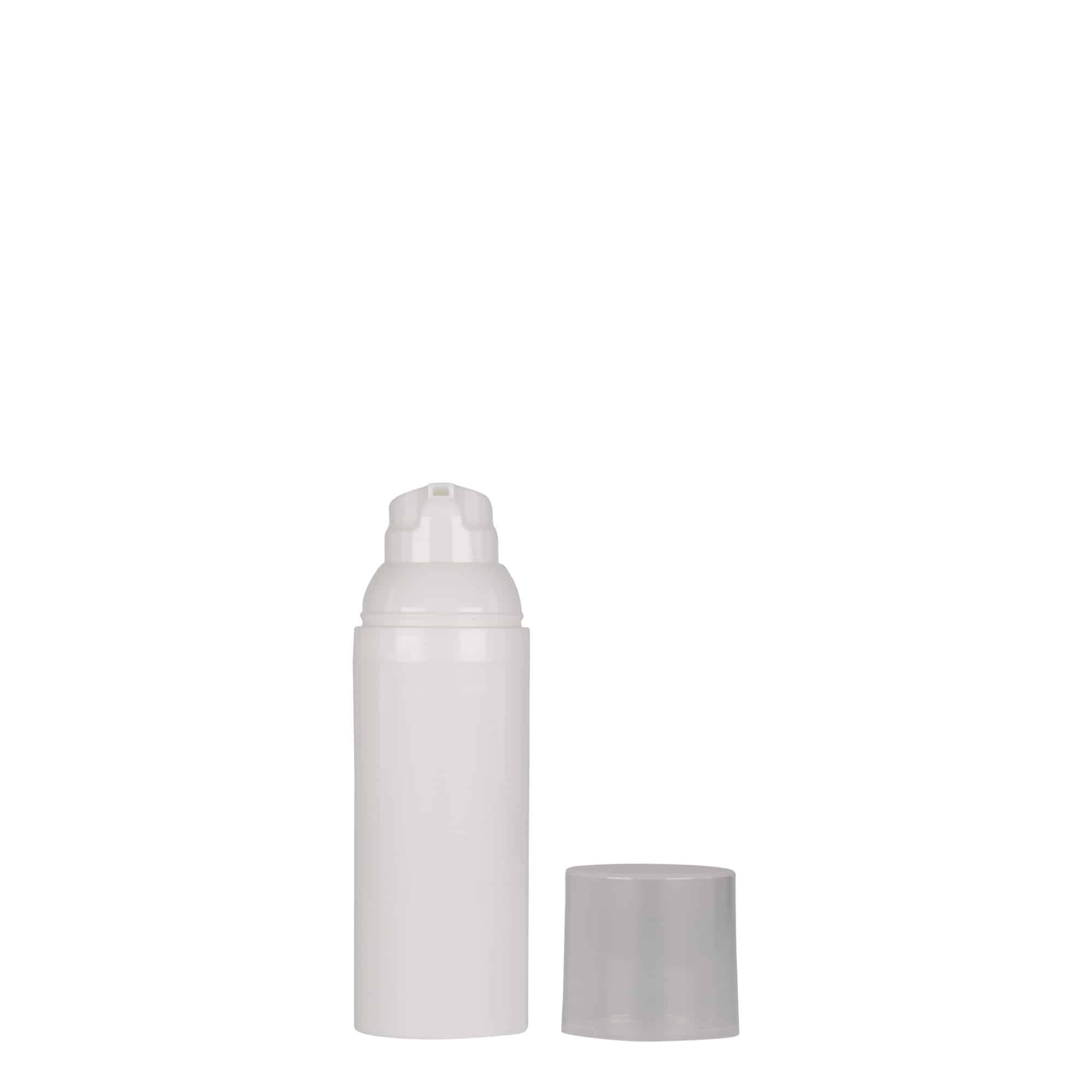 50 ml Airless dozer 'Mezzo', PP-plastika, bela