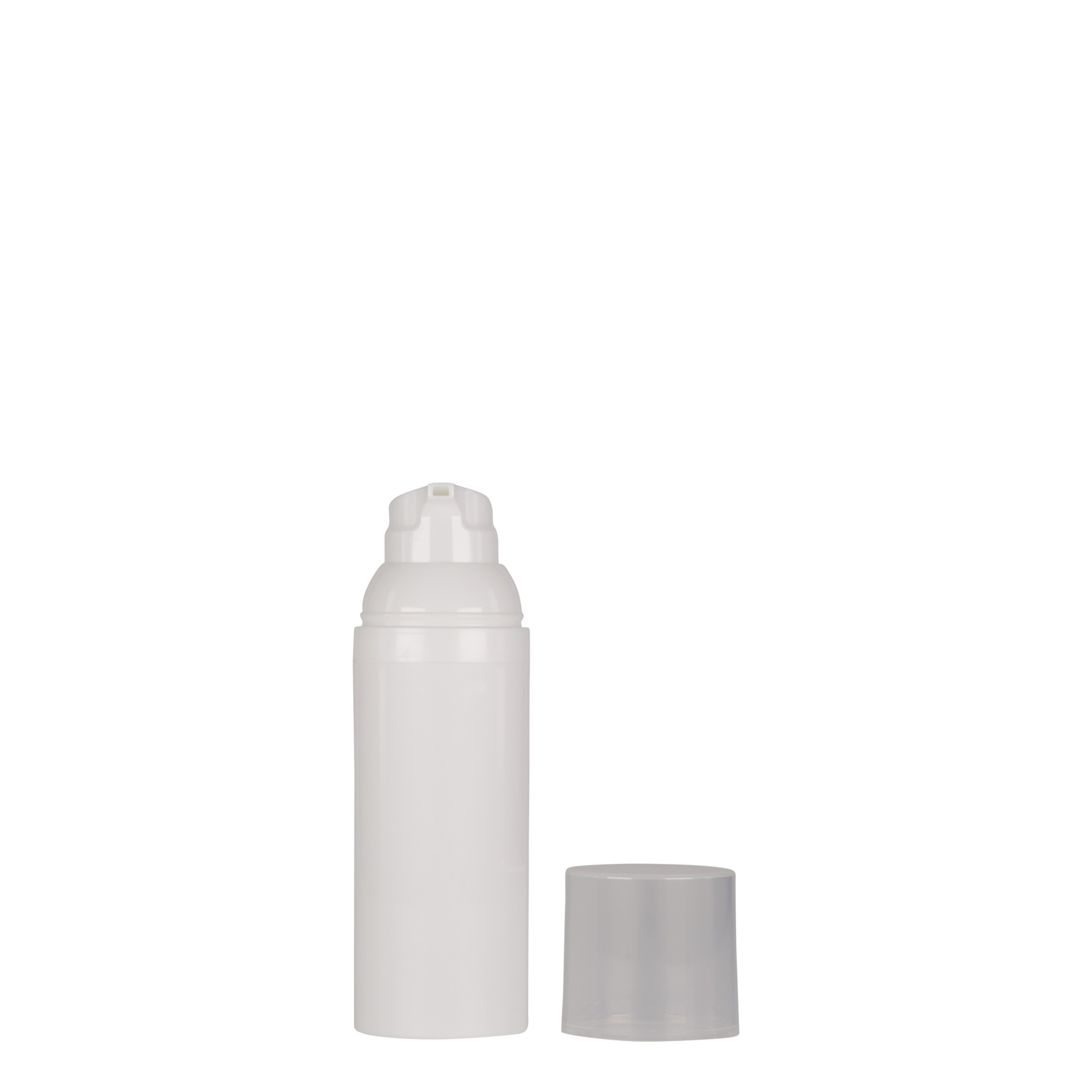 50 ml Airless dozer 'Mezzo', PP-plastika, bela