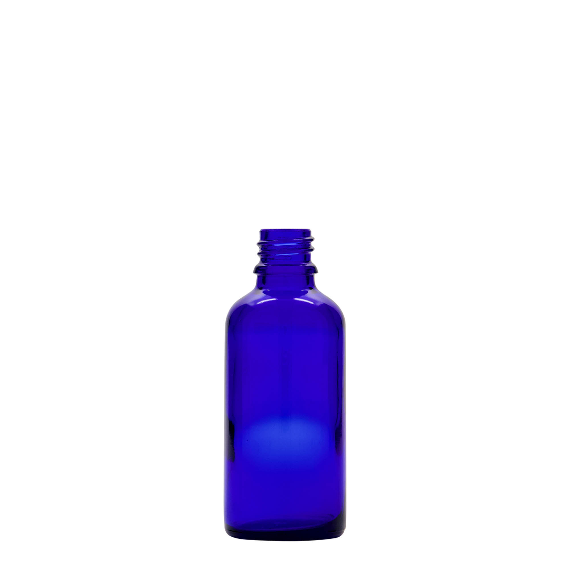 50 ml bočica s pipetom, medicinska, staklena, kraljevsko plava-crvena, grlo: DIN 18 50 ml bočica s pipetom, medicinska, staklena, kraljevsko plava-crvena, grlo: DIN 18
