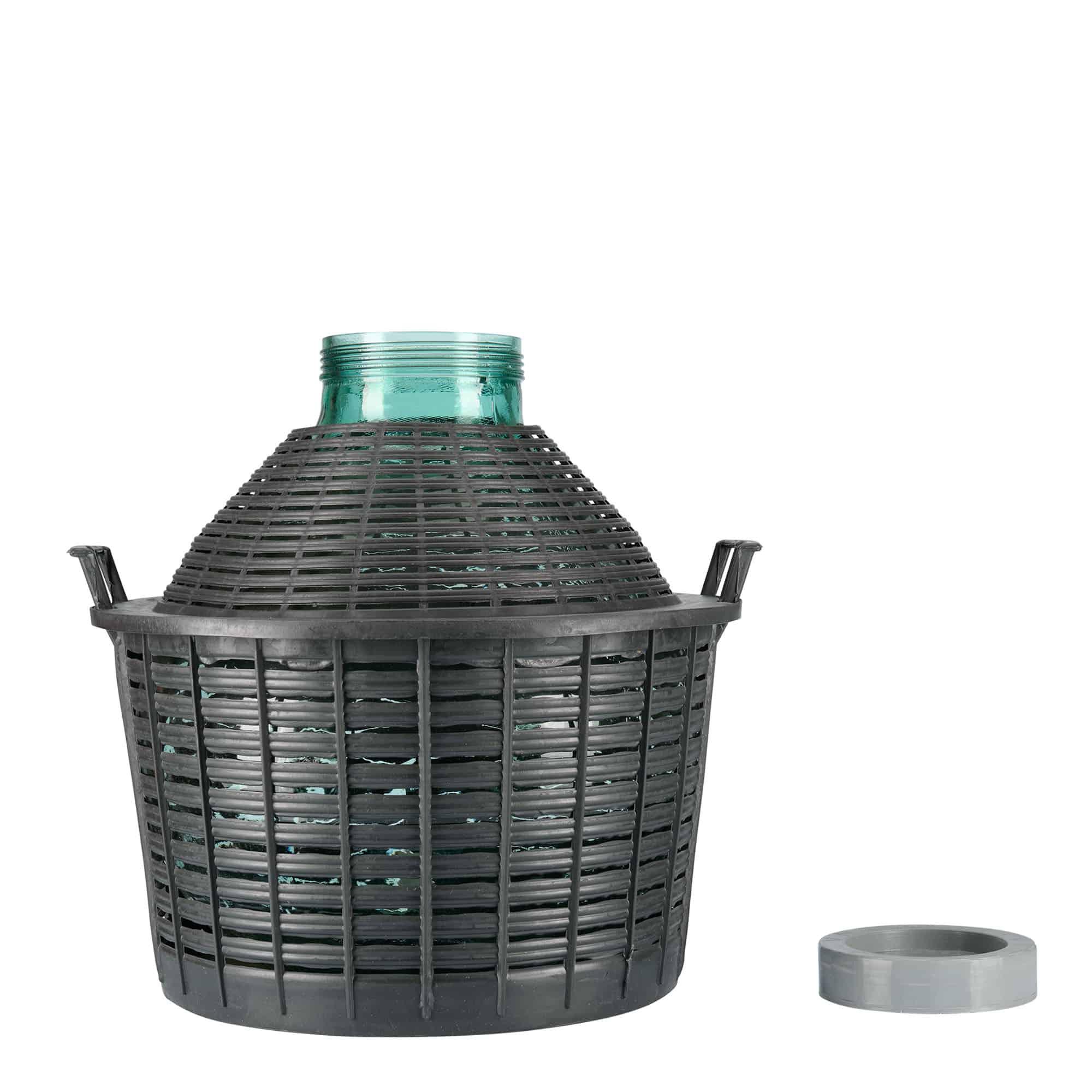 25 l boca sa širokim grlom, staklo, otvor: navojni zatvarač