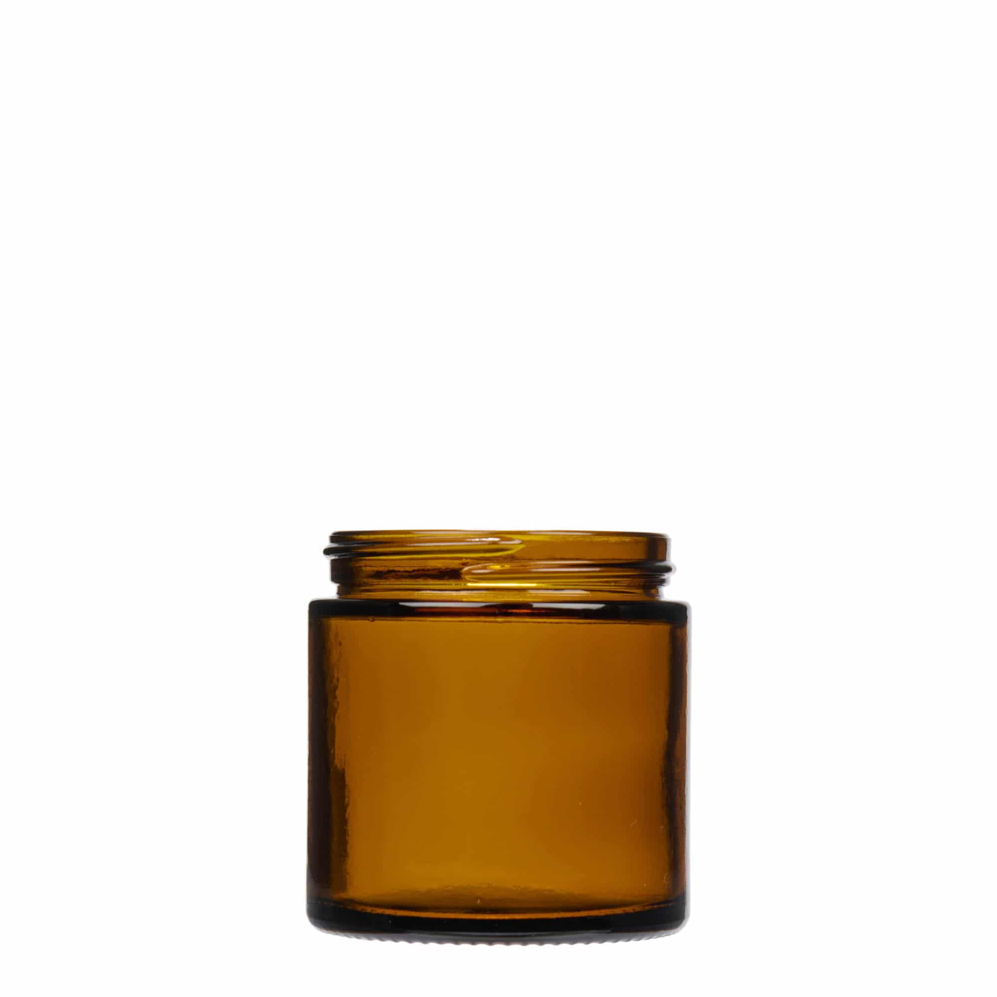 120 ml teglu 'Brown Line', staklo, braon, otvor: navojni zatvarač