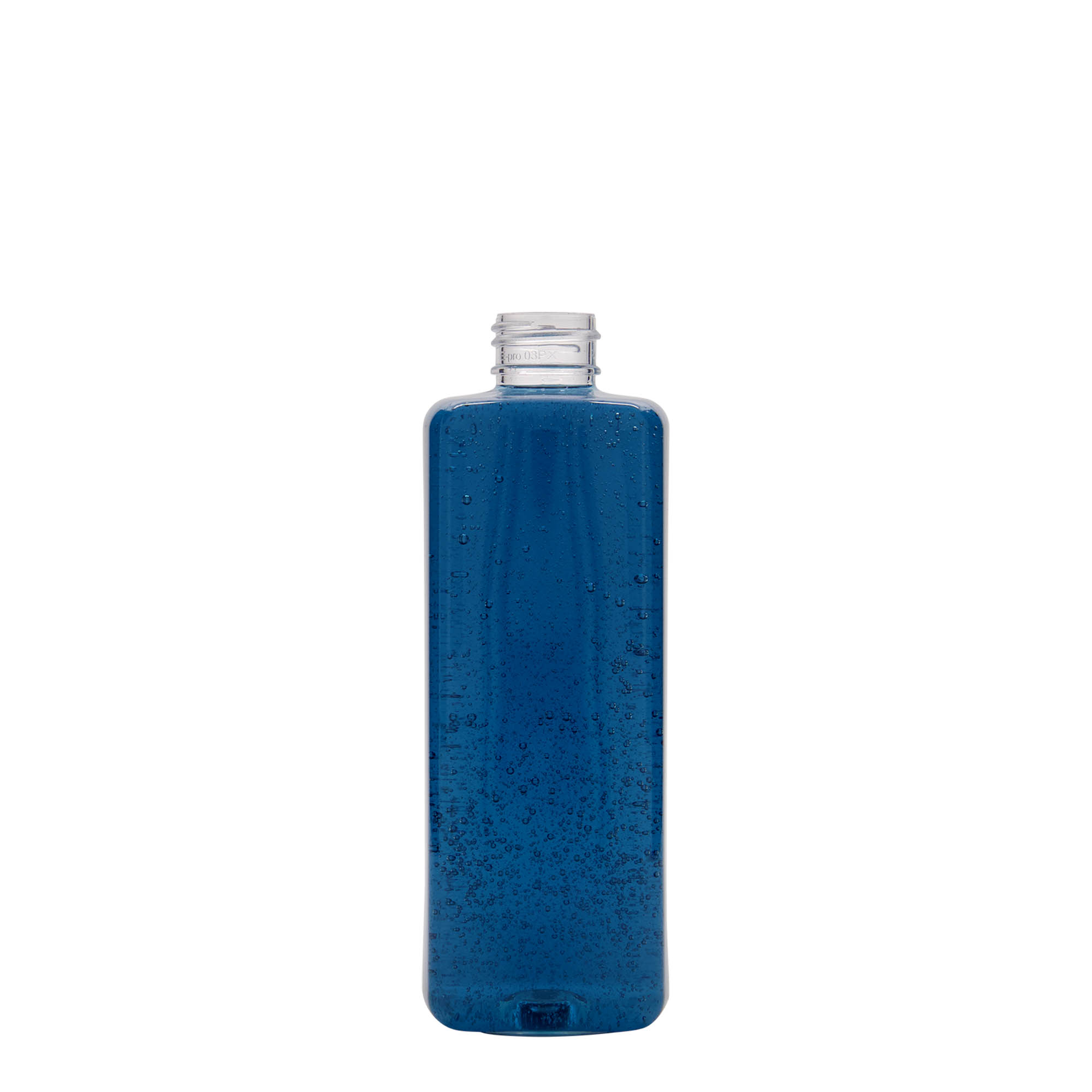 PET boca od 300 ml 'Karl', kvadratna, plastika, otvor: GPI 24/410