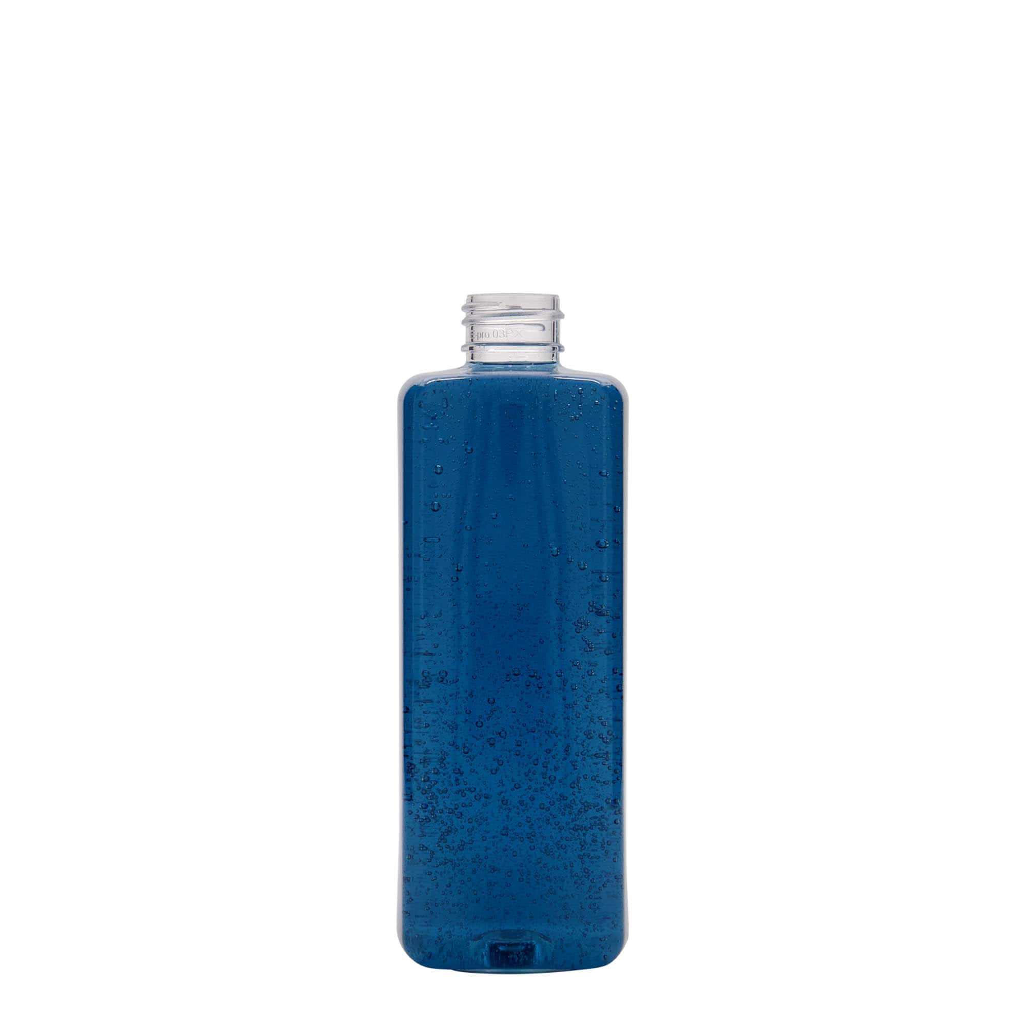 300 ml PET-flaša 'Karl', kvadratna, plastika, grlo: 24/410