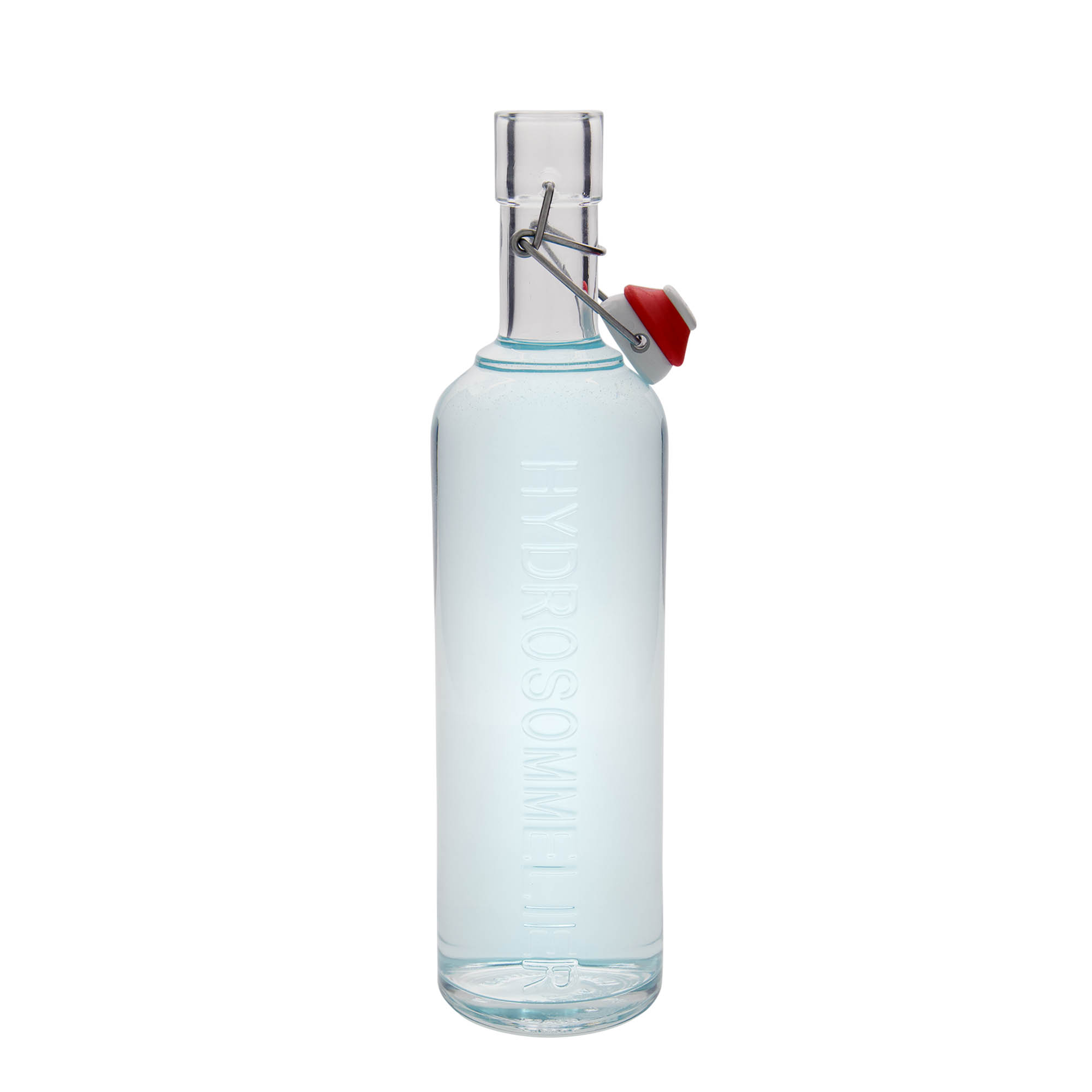 1.000 ml staklena boca 'Optima Hydrosommelier', otvor: zatvarač sa kopčom 1.000 ml staklena boca 'Optima Hydrosommelier', otvor: zatvarač sa kopčom