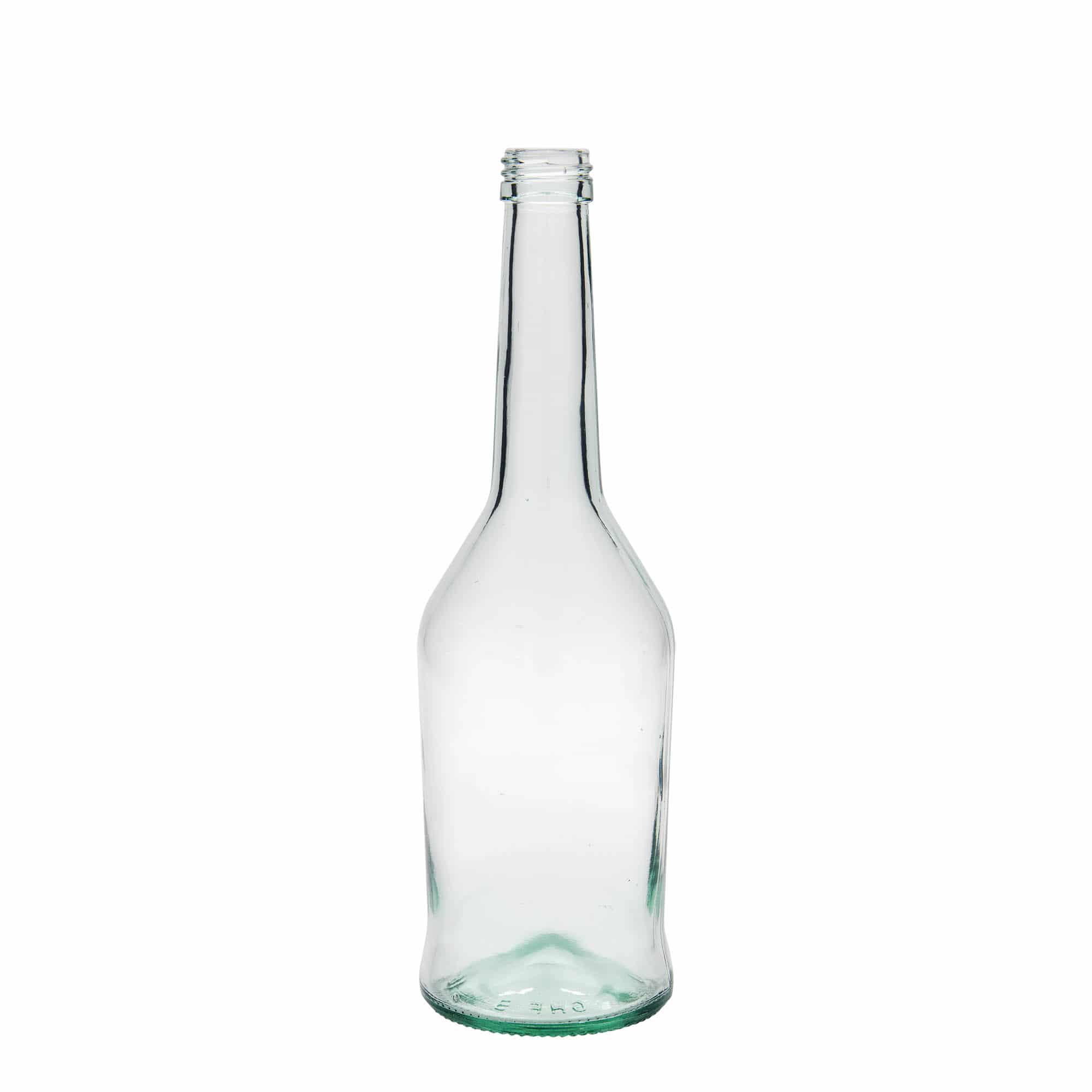 Staklena boca od 500 ml, Boca za alkoholna pića, otvor: PP 28 Staklena boca od 500 ml, Boca za alkoholna pića, otvor: PP 28