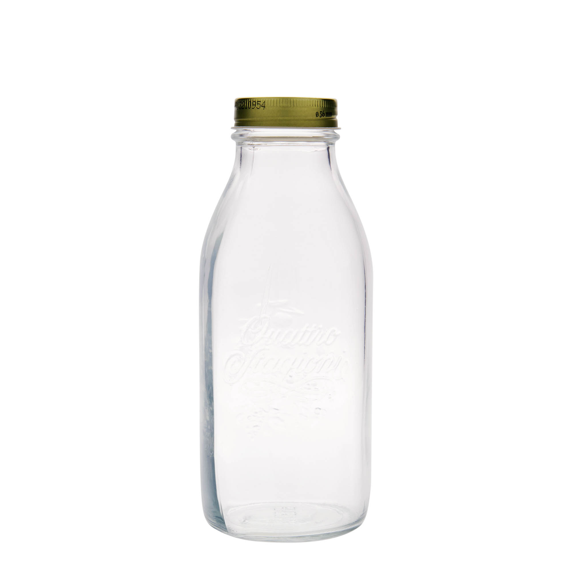 1.000 ml staklena flaša 'Quattro Stagioni', otvor: navojni čep