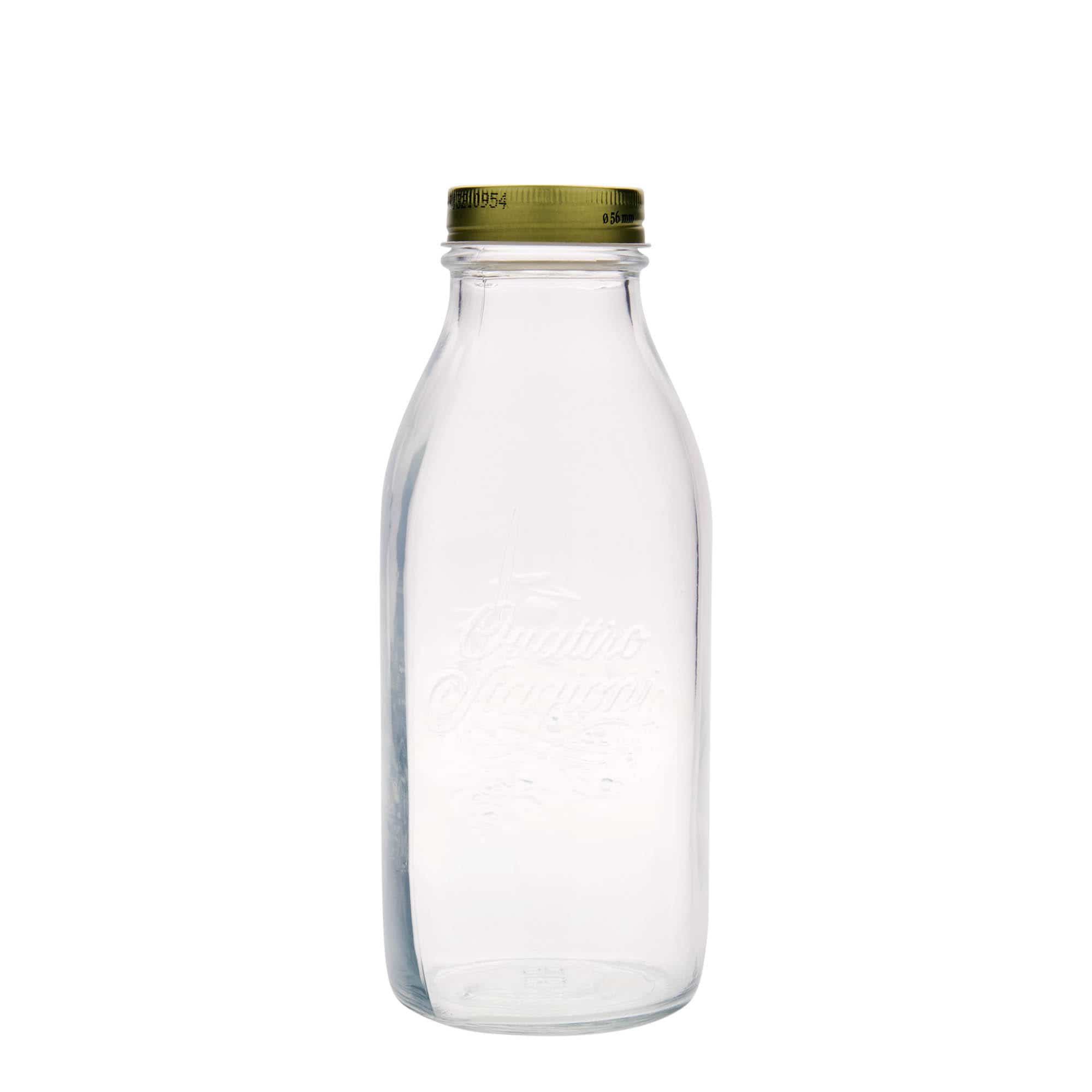 1.000 ml staklena flaša 'Quattro Stagioni', otvor: navojni čep 1.000 ml staklena flaša 'Quattro Stagioni', otvor: navojni čep