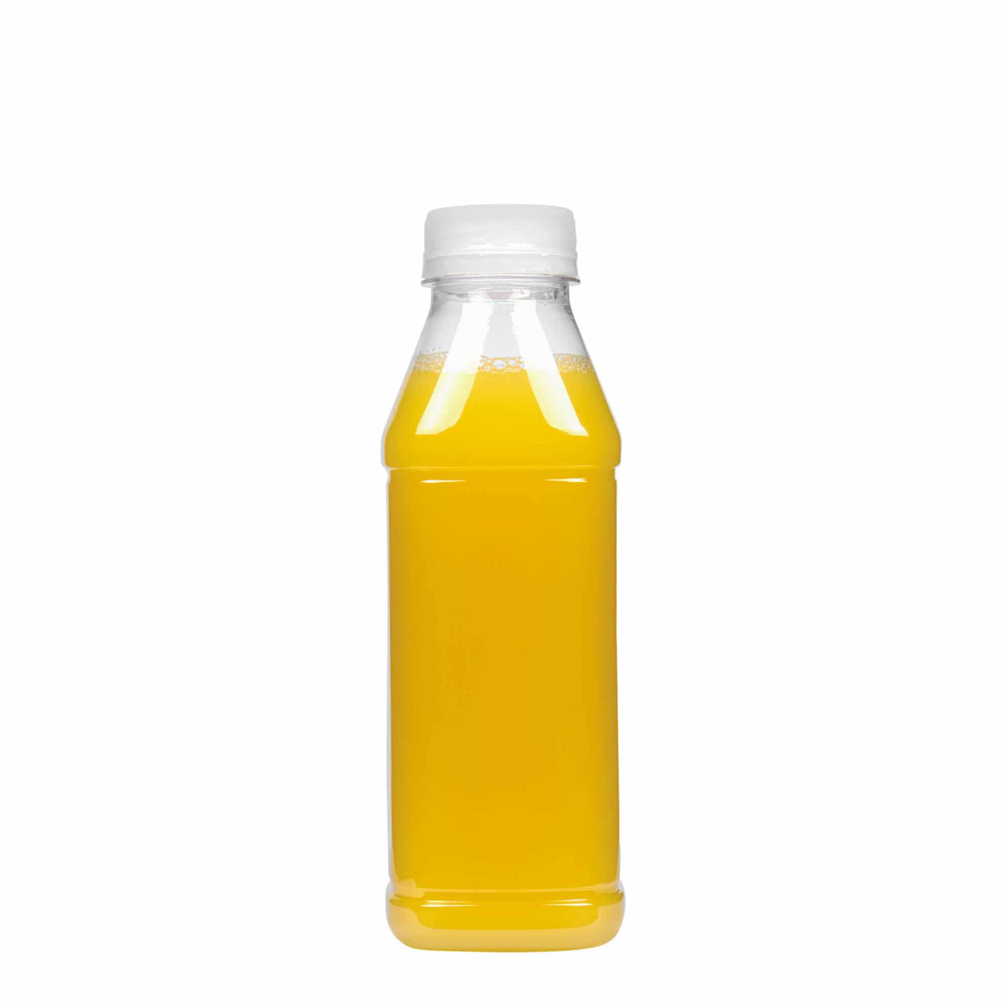 500 ml PET-flaša 'Milk and Juice Carré', kvadratna, plastika, grlo: 38 mm