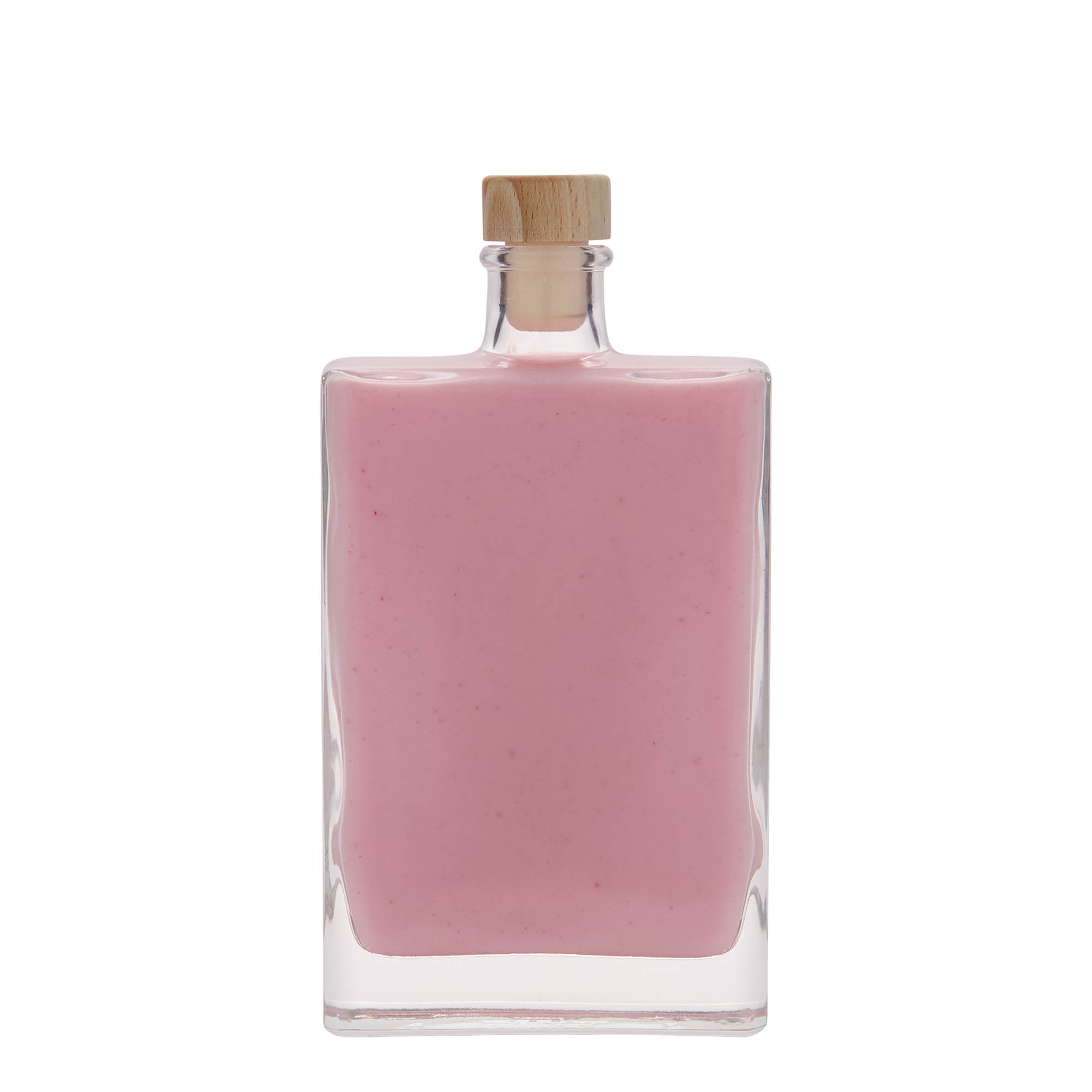 350 ml staklena flaša 'Julia', pravougaona, grlo: plutа