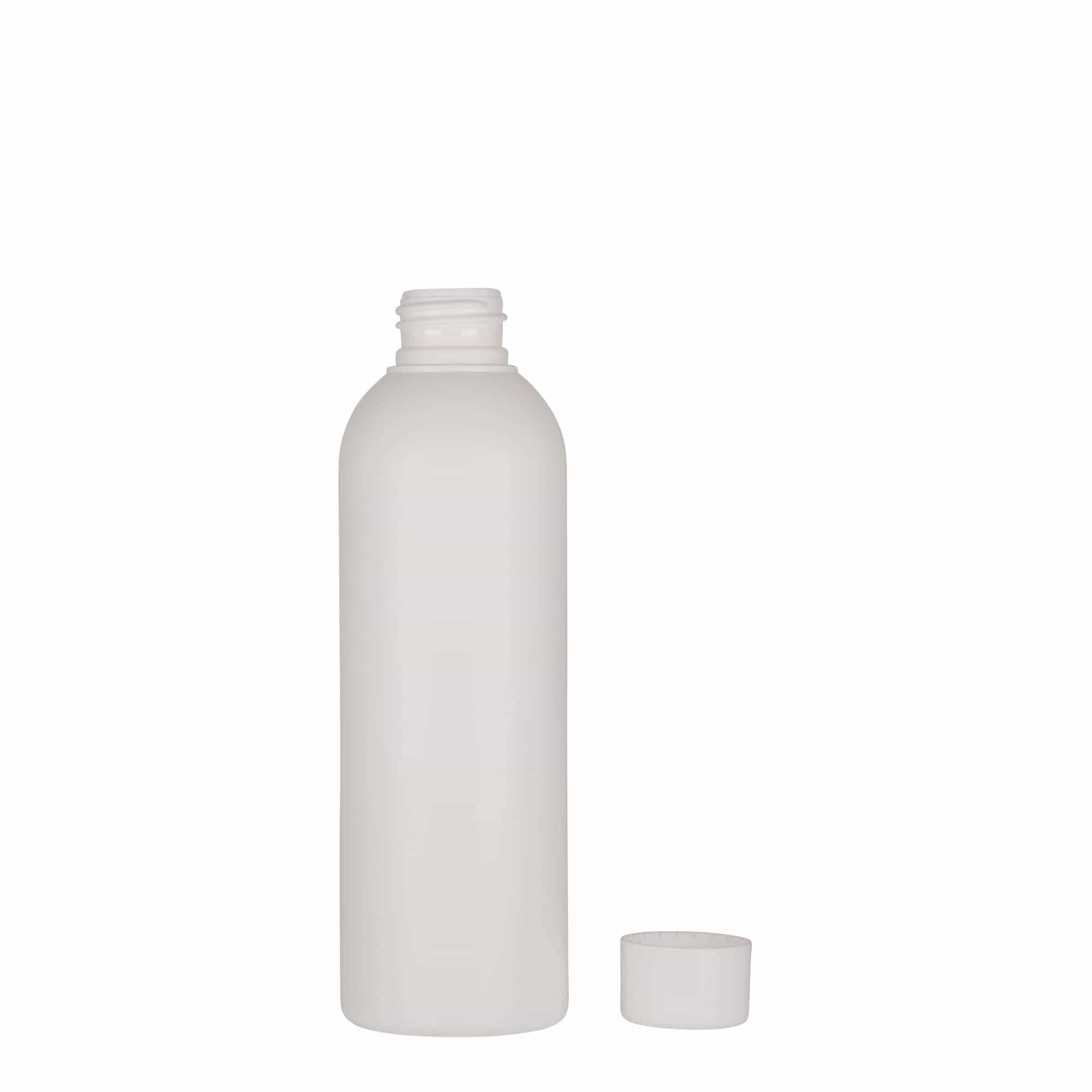 Plastična boca od 200 ml 'Tuffy', HDPE, bela, otvor: GPI 24/410