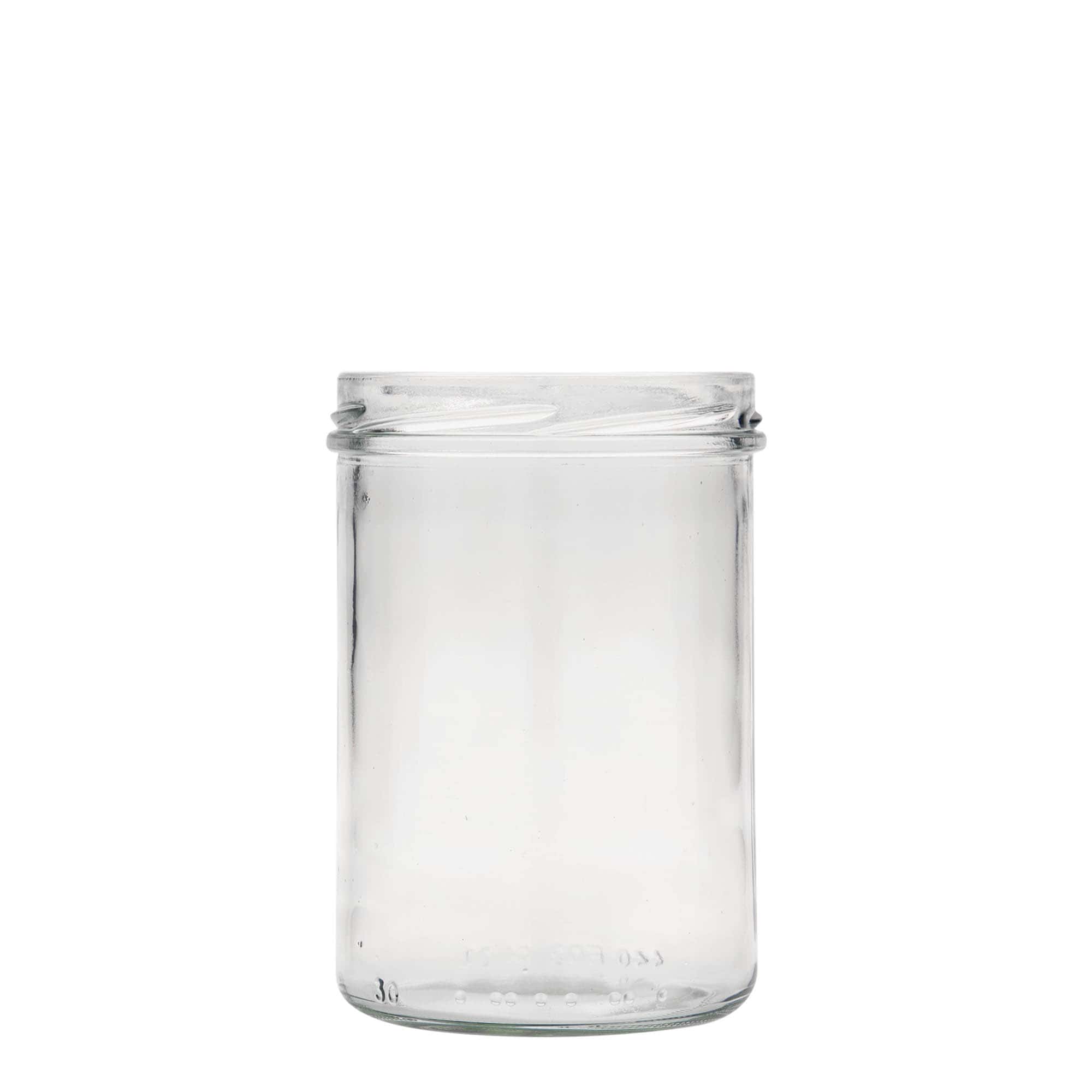 440 ml visoka staklena tegla, otvor: Twist-Off (TO 82)