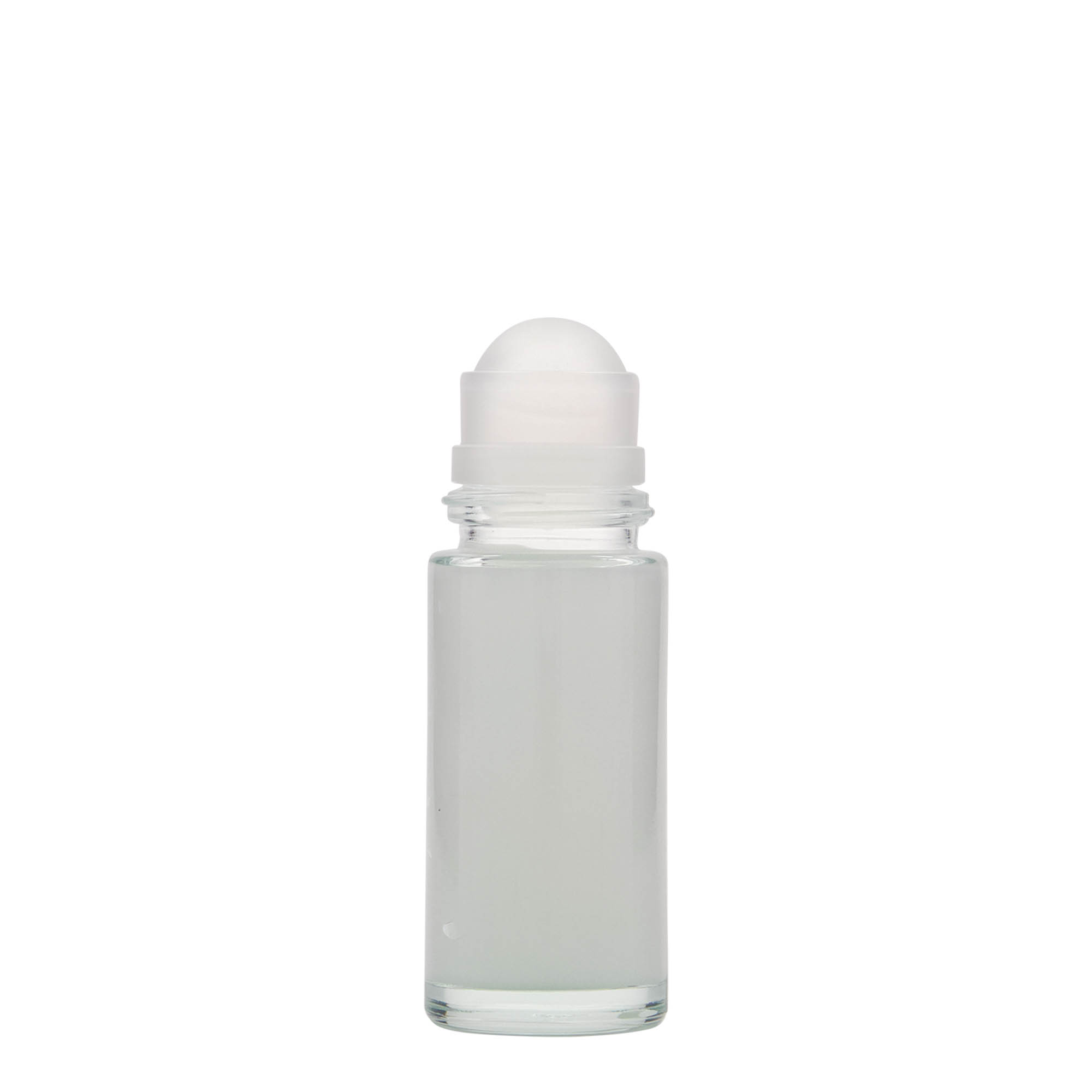 50 ml roll-on flašica, staklo, otvor: zatvarač na navoj