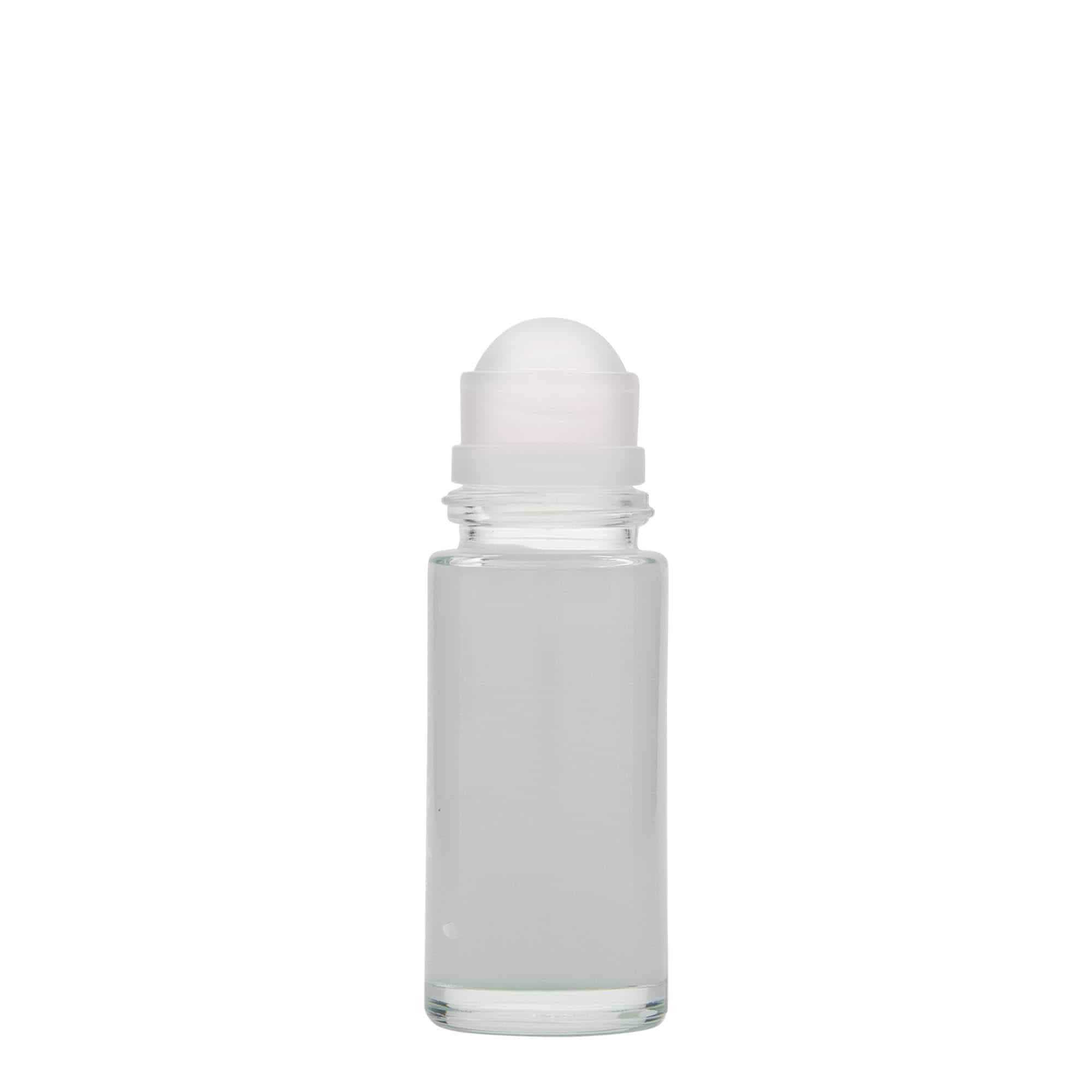 50 ml roll-on flašica, staklo, otvor: zatvarač na navoj 50 ml roll-on flašica, staklo, otvor: zatvarač na navoj
