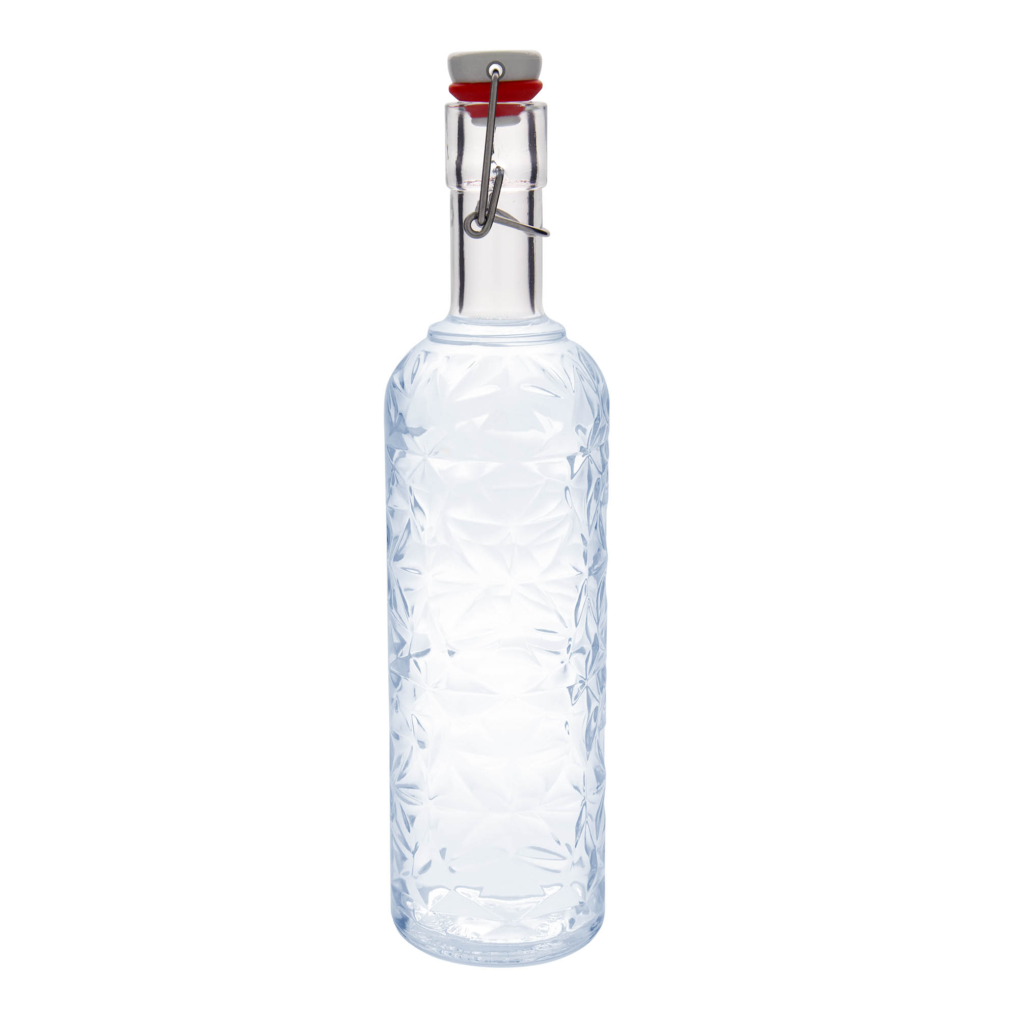 1.000 ml staklena boca 'Oriente', otvor: zatvarač sa kopčom 1.000 ml staklena boca 'Oriente', otvor: zatvarač sa kopčom