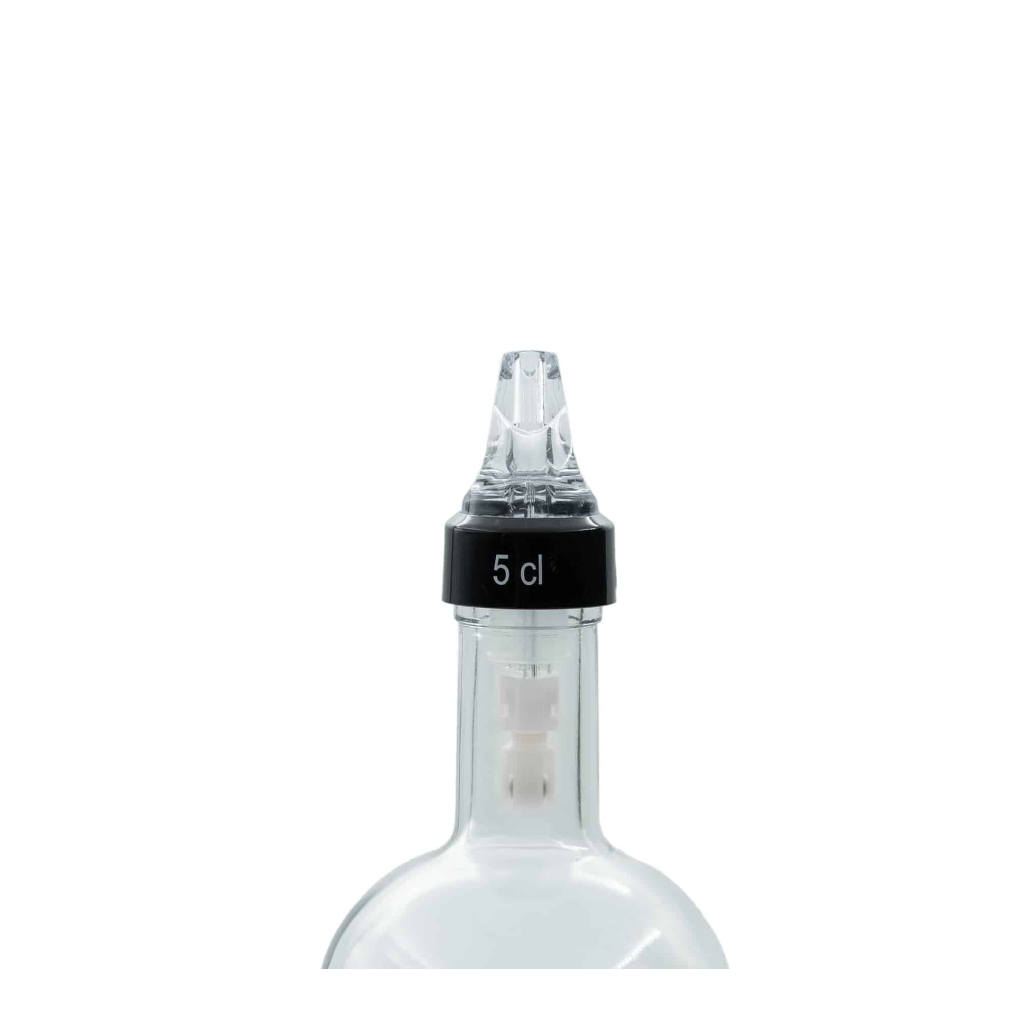 Dozer za doziranje 'Auto Pour' 5 cl, PE-plastika, providan
