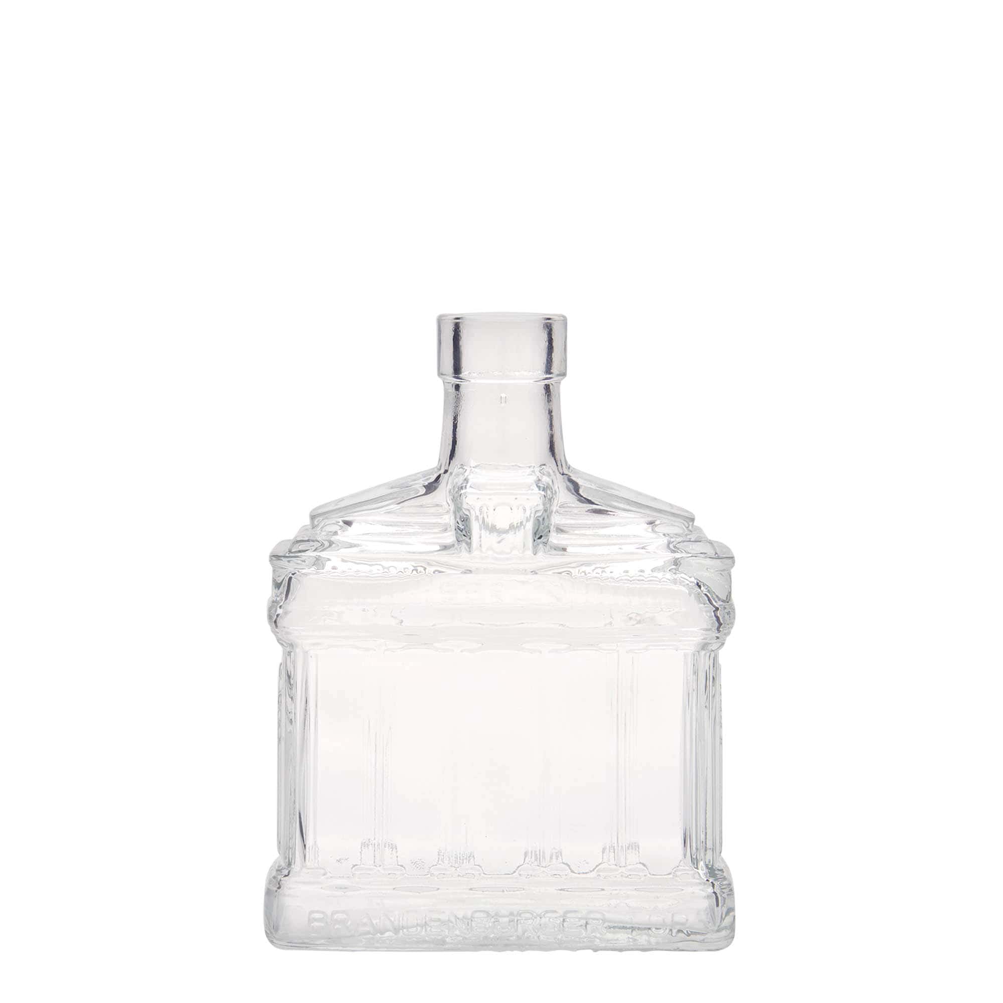 200 ml staklena flaša 'Brandenburška kapija', otvor: čep 200 ml staklena flaša 'Brandenburška kapija', otvor: čep