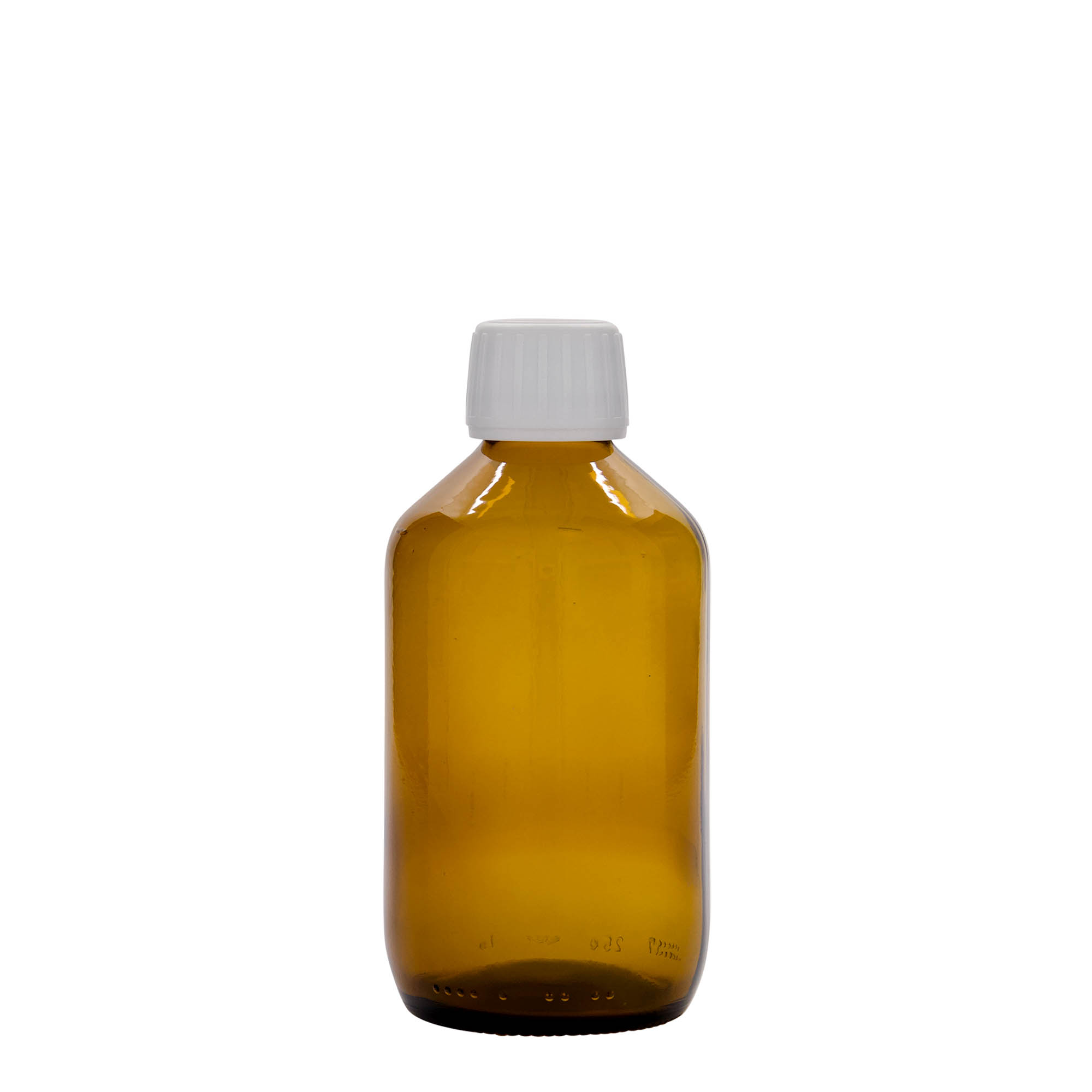 250 ml medicinska bočica, braon, staklo, grlo: PP 28