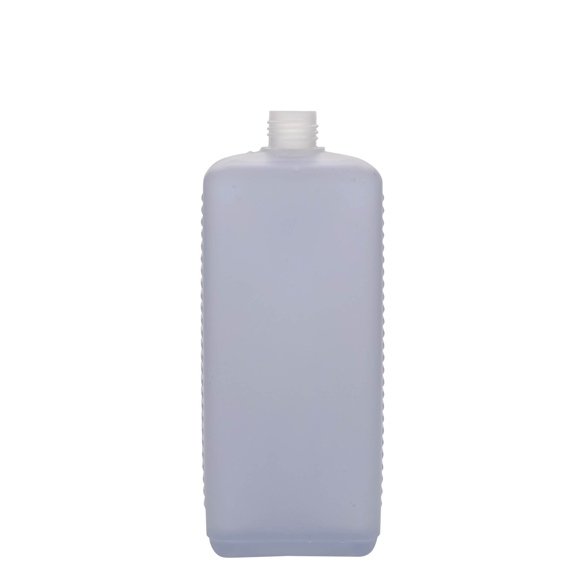 1.000 ml kanister boca, pravougaona, HDPE plastika, prirodna boja, otvor: DIN 25 EPE