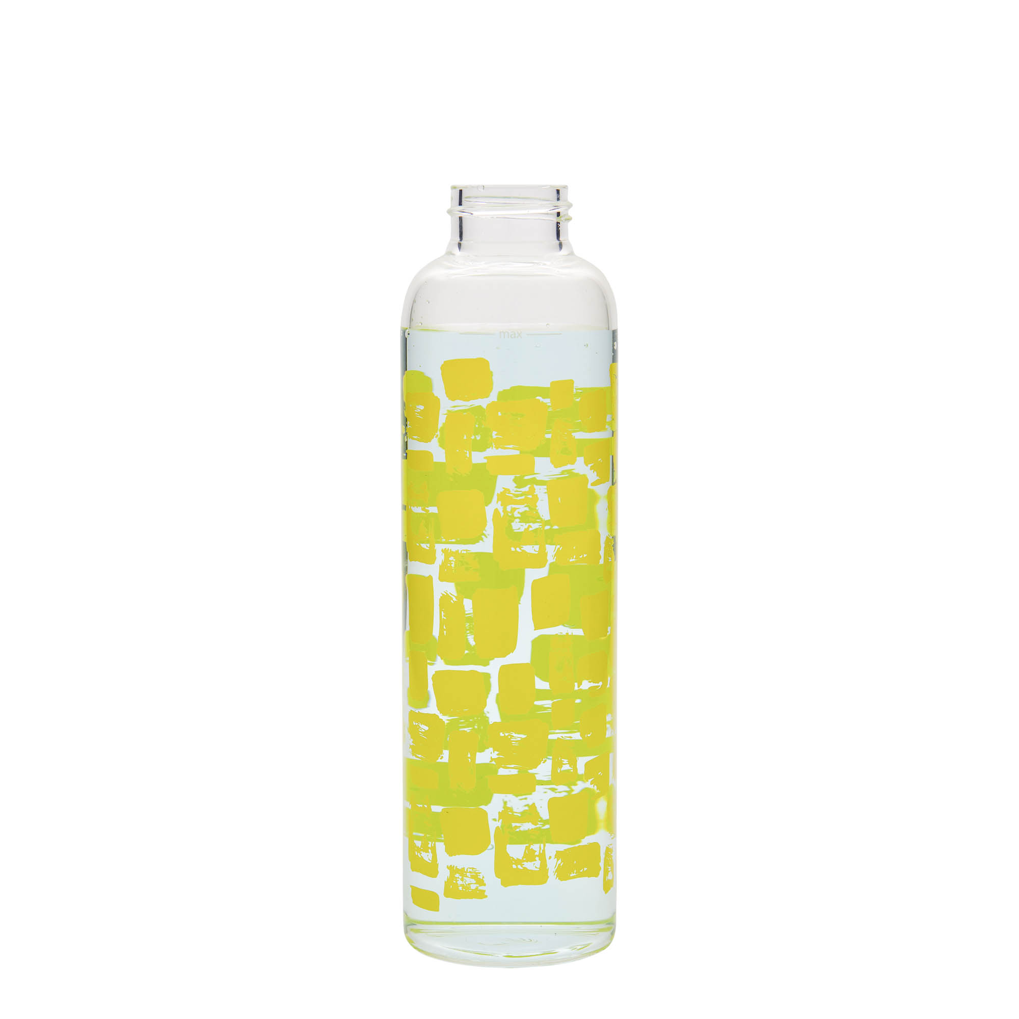 Boca za piće od 500 ml, 'Perseus', motiv: Žuti pravougaonici, otvor: Zatvarač sa navojem Boca za piće od 500 ml, 'Perseus', motiv: Žuti pravougaonici, otvor: Zatvarač sa navojem