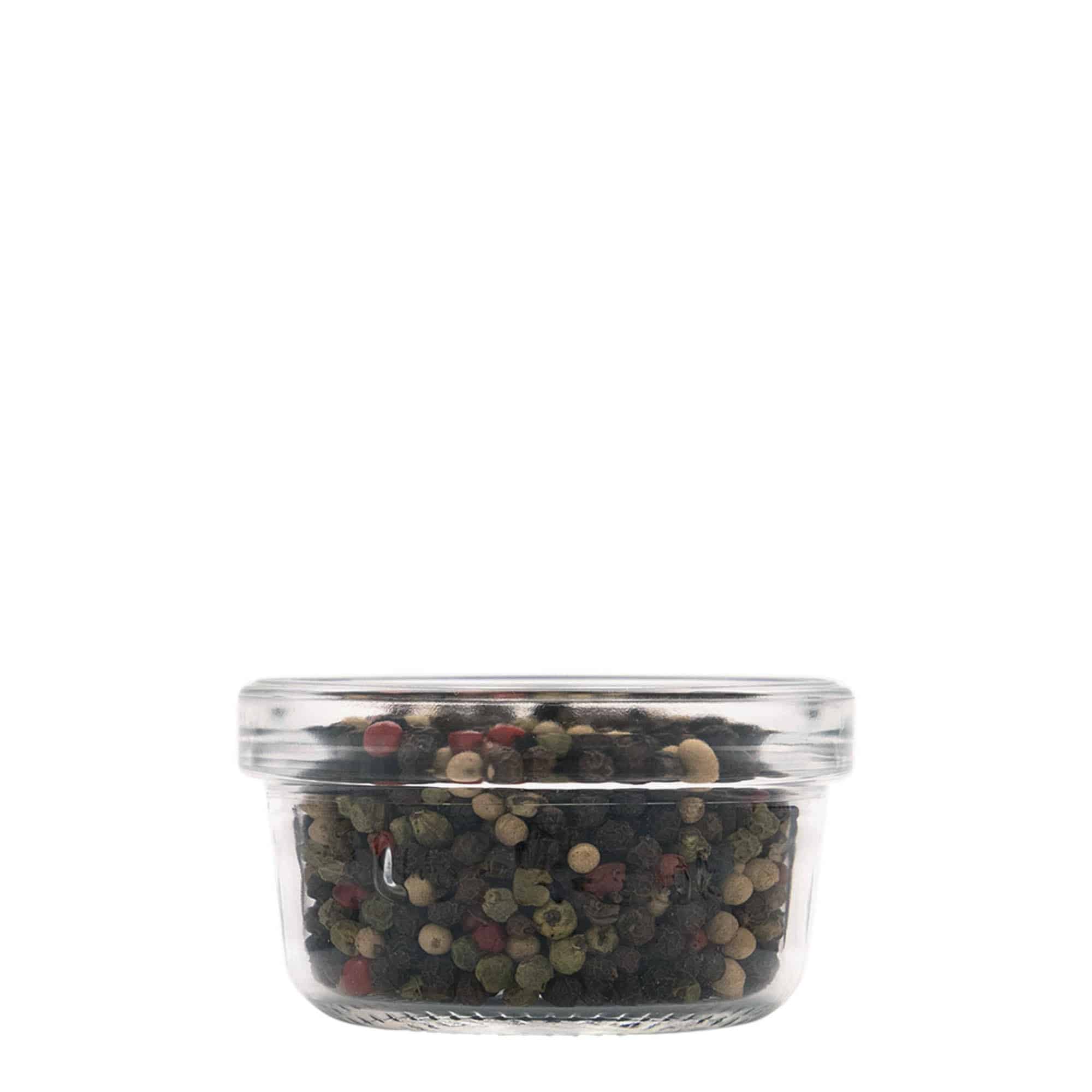 80 ml staklena tegla sa žičanim zatvaračem 'Lock-Eat', otvor: žičani zatvarač