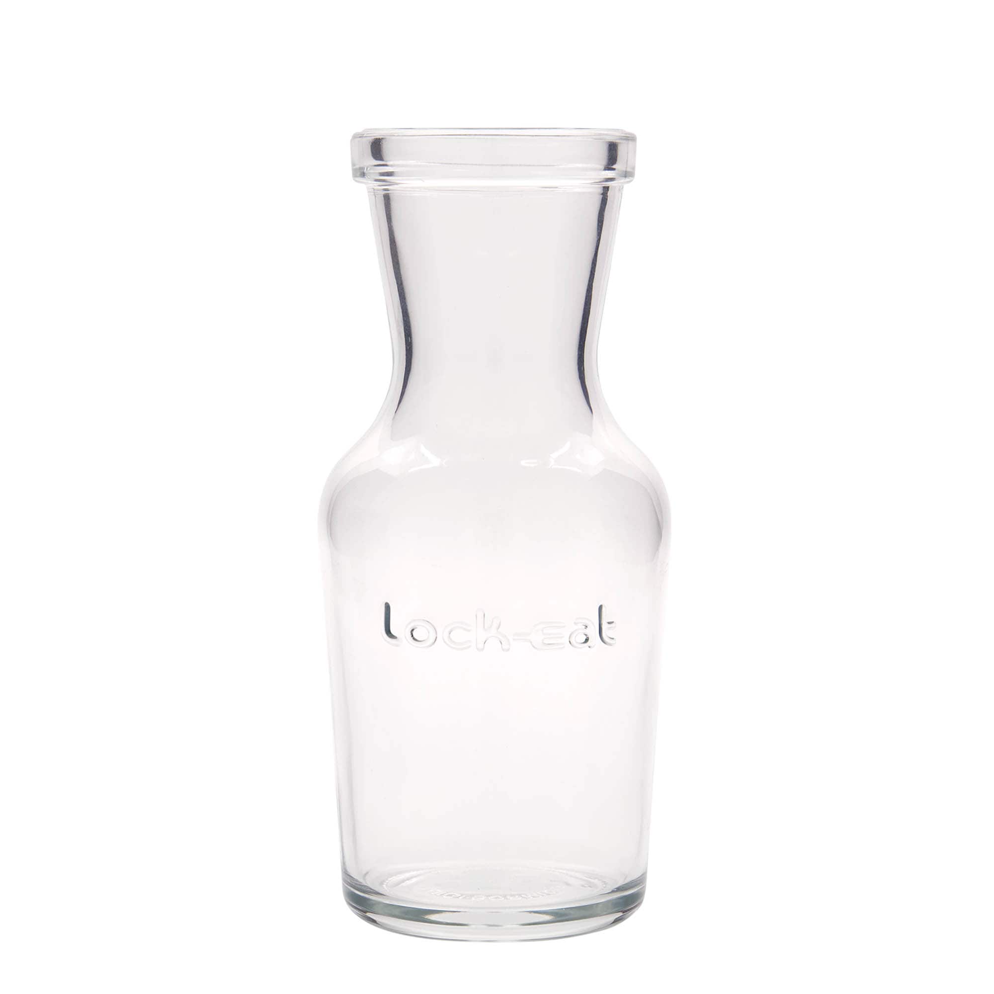 500 ml staklena karafa 'Lock-Eat', otvor: zatvarač sa žičanim kopčama