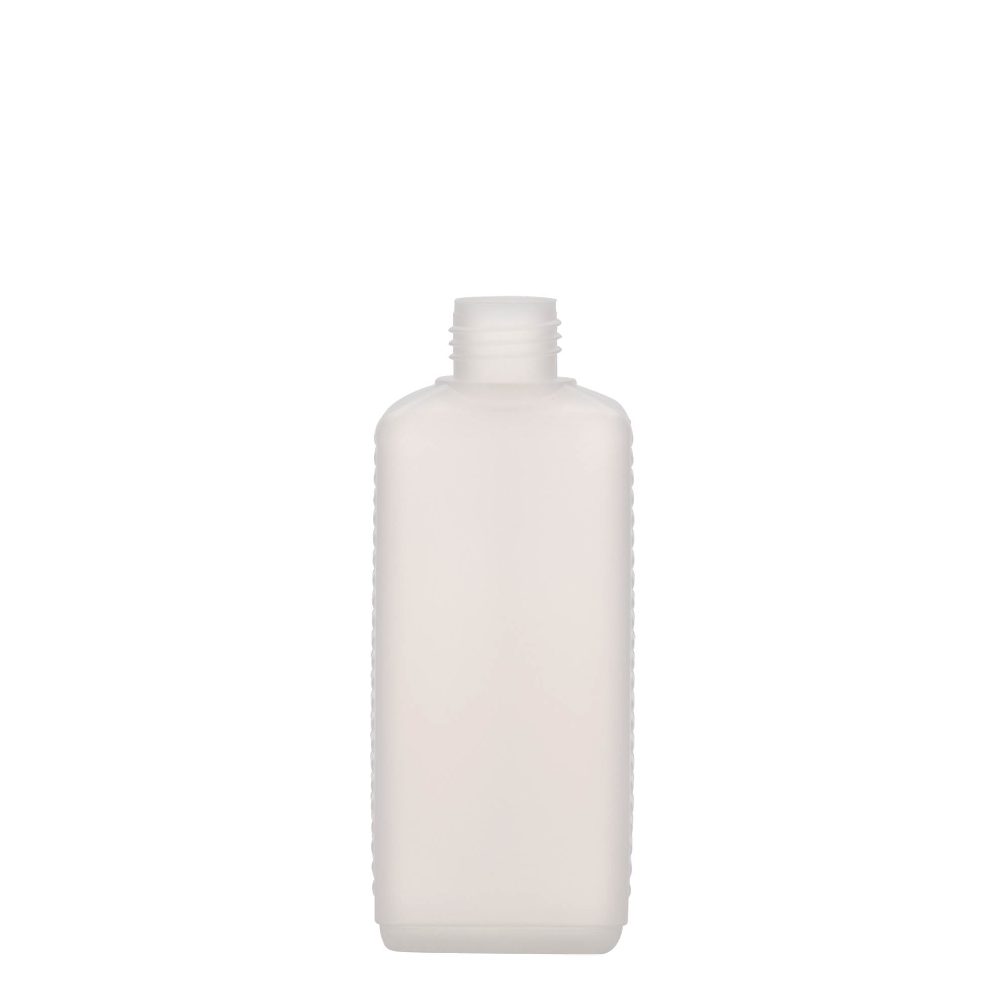 250 ml kanister-flasa, pravougaona, HDPE-plastika, prirodna boja, otvor: DIN 25 EPE 250 ml kanister-flasa, pravougaona, HDPE-plastika, prirodna boja, otvor: DIN 25 EPE