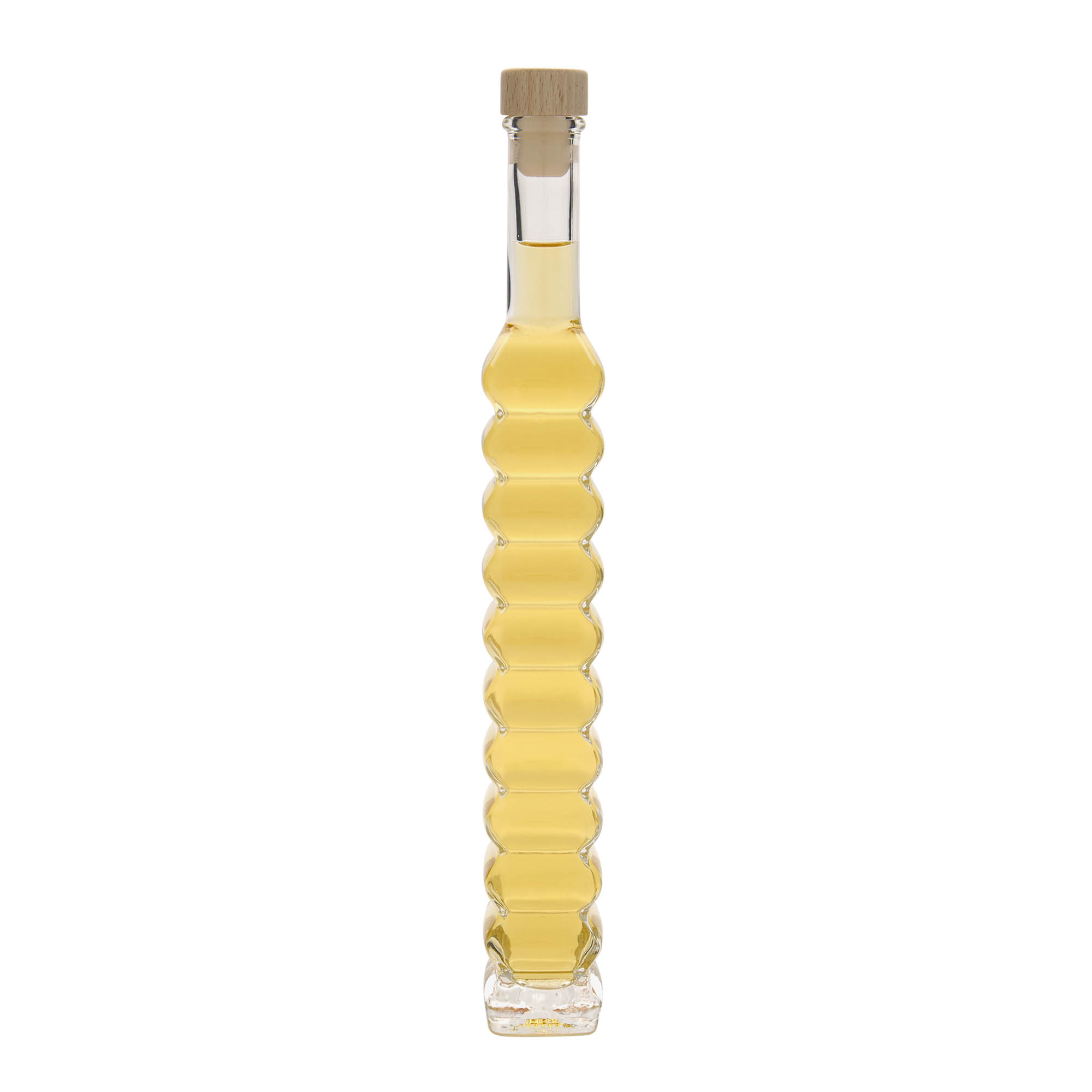 200 ml staklena boca 'Roma, kvadratna, otvor: čep 200 ml staklena boca 'Roma, kvadratna, otvor: čep
