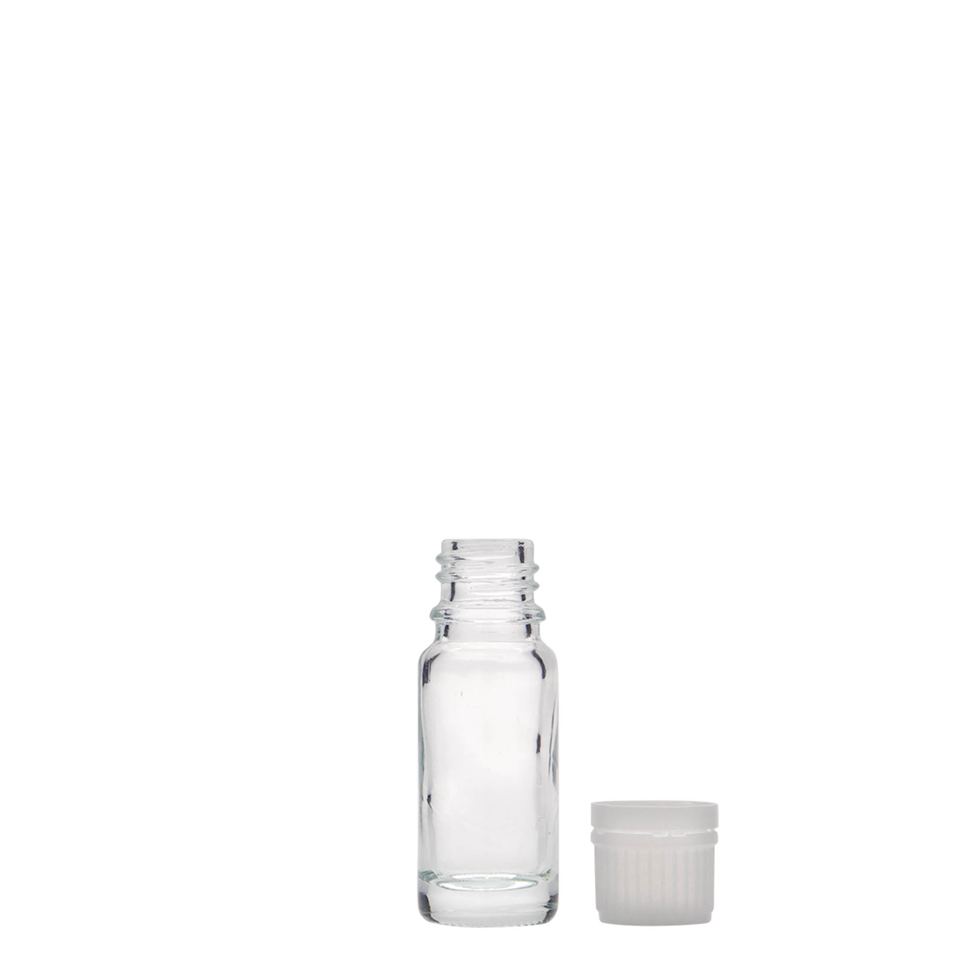 10 ml medicinska bočica, staklo, grlo: DIN 18 10 ml medicinska bočica, staklo, grlo: DIN 18