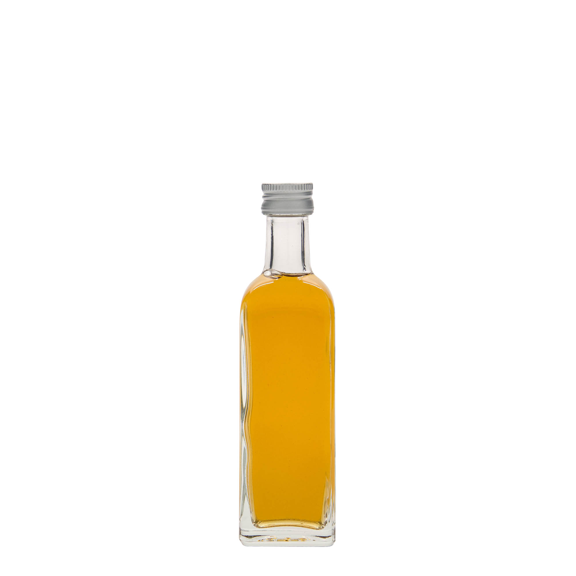 60 ml staklena flaša 'Marasca', kvadratna, otvor: PP 18 60 ml staklena flaša 'Marasca', kvadratna, otvor: PP 18
