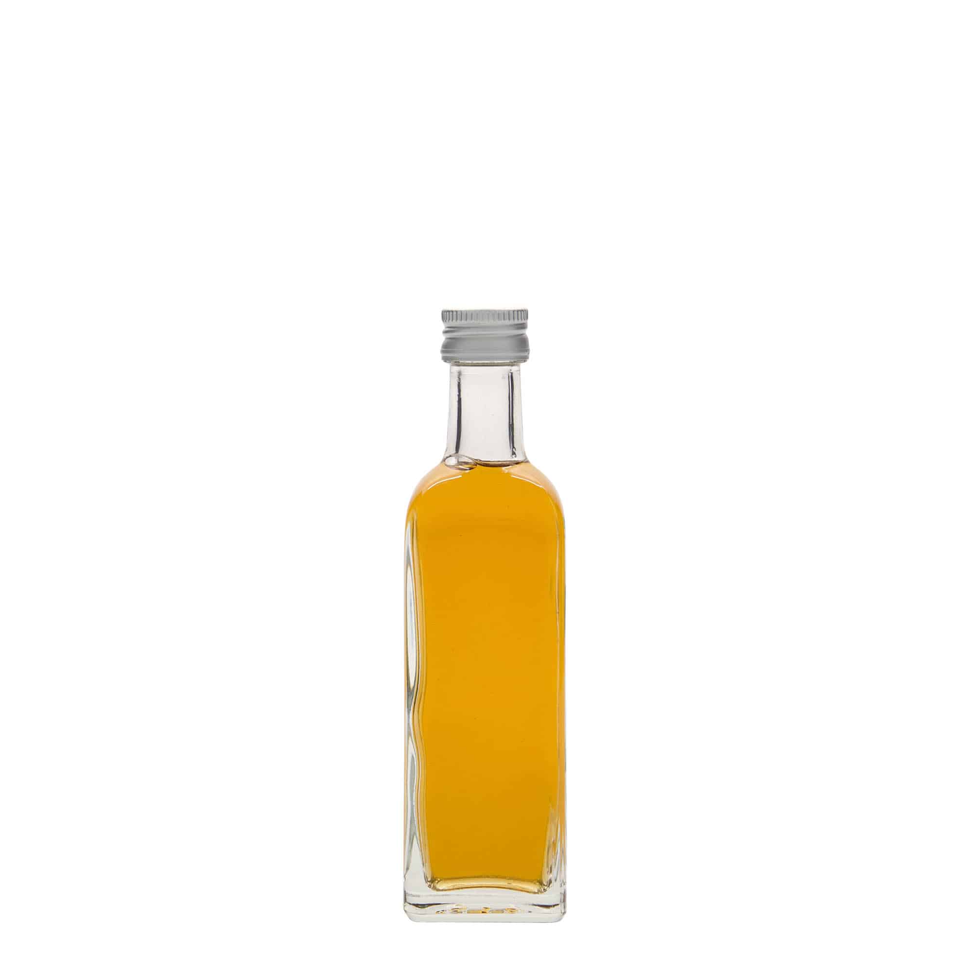 60 ml staklena flaša 'Marasca', kvadratna, otvor: PP 18