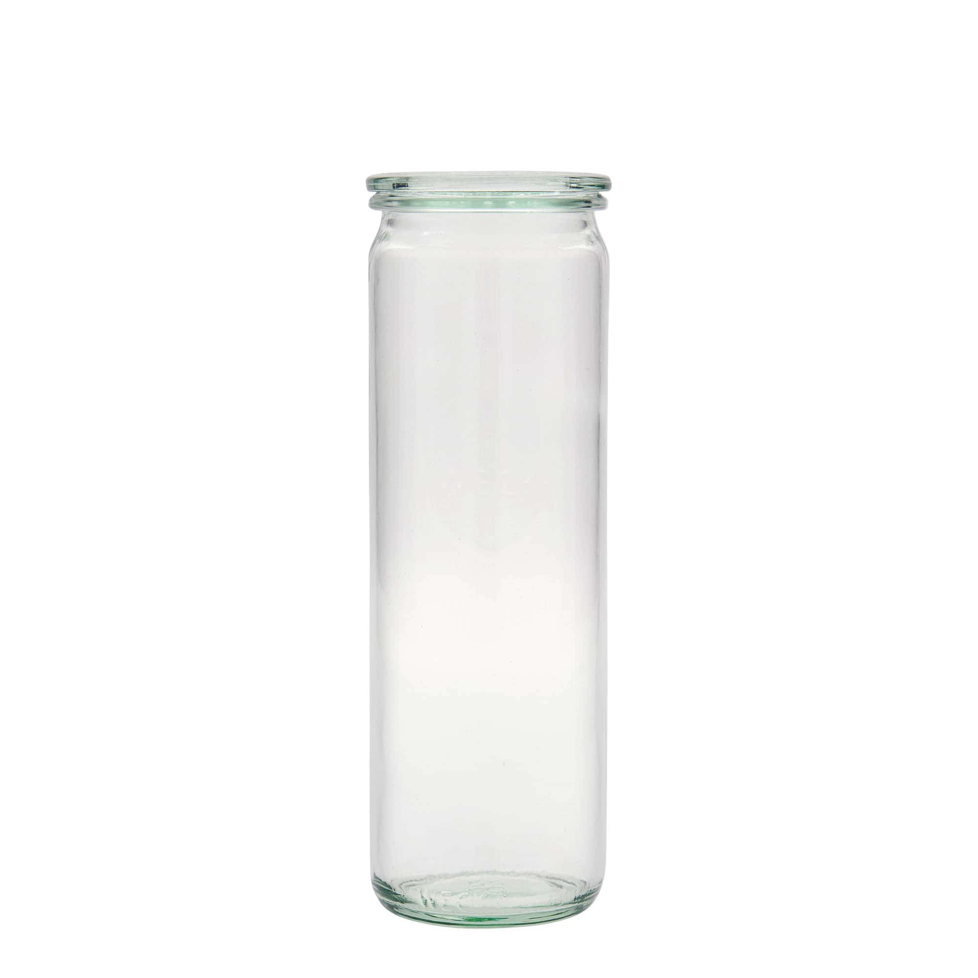 600 ml WECK cilindar staklena tegla, otvor: okrugli rub