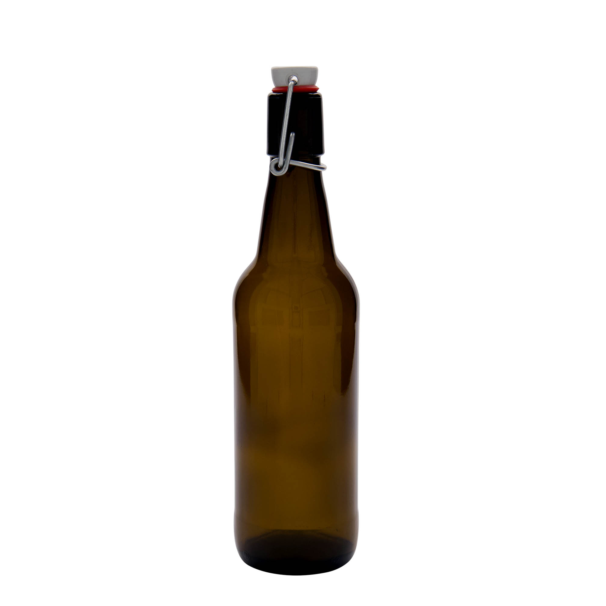 500 ml boca za pivo, staklena, braon, otvor: zatvarač sa polugom 500 ml boca za pivo, staklena, braon, otvor: zatvarač sa polugom