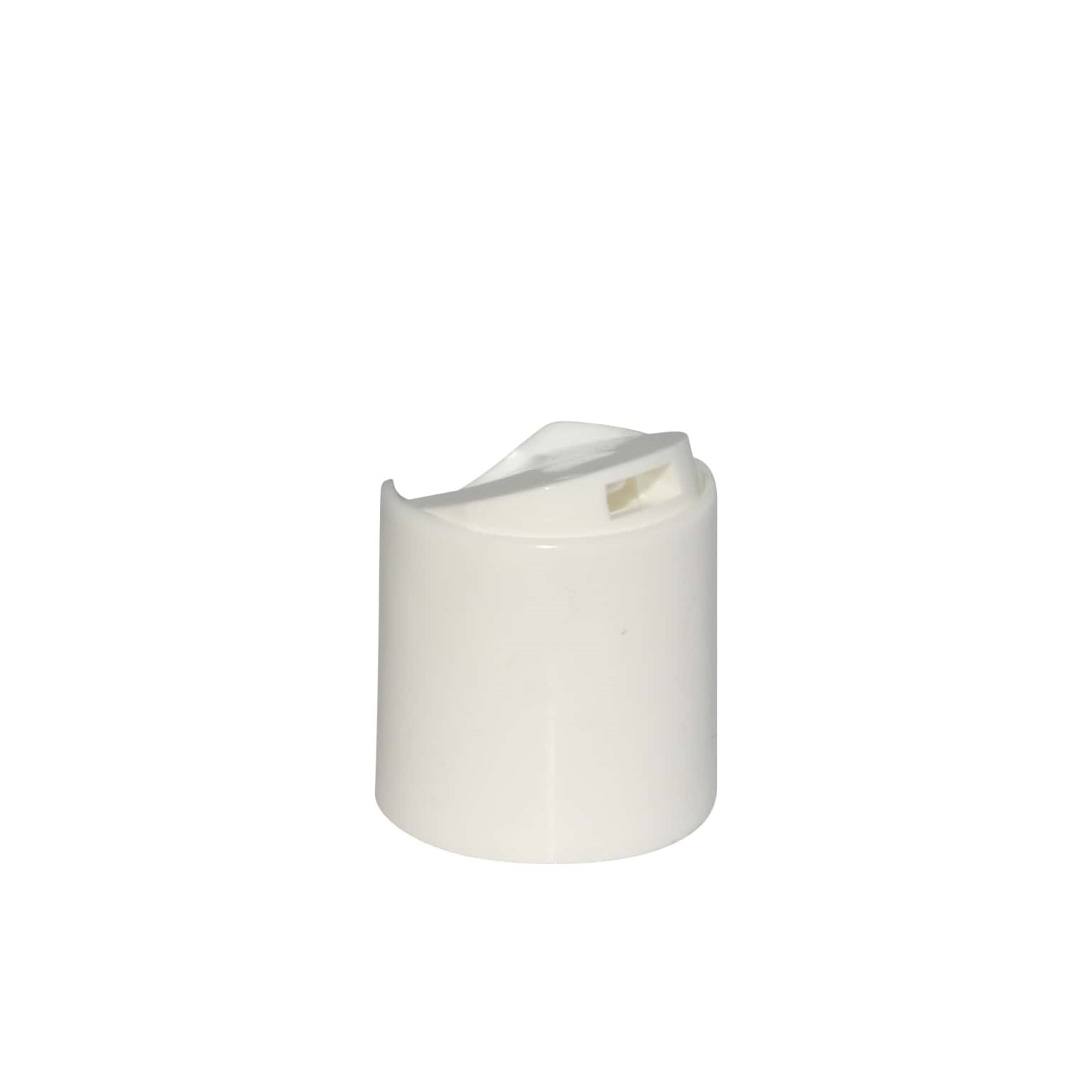 Zatvarač sa navojem Disc Top, PP plastika, bela, za otvor: 20/410