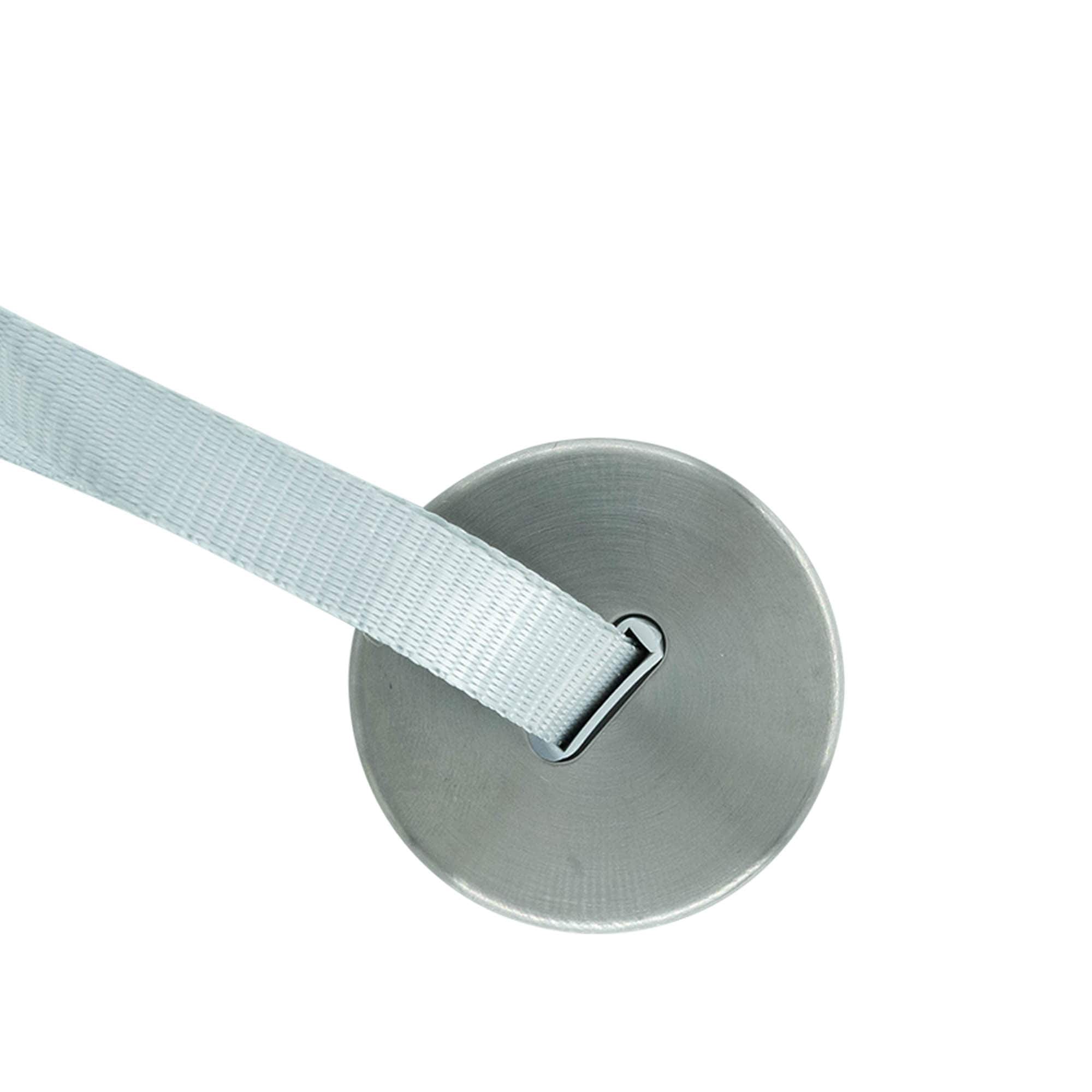 Zavrtni poklopac 'Perseus' sa trakom, metal, srebrni
