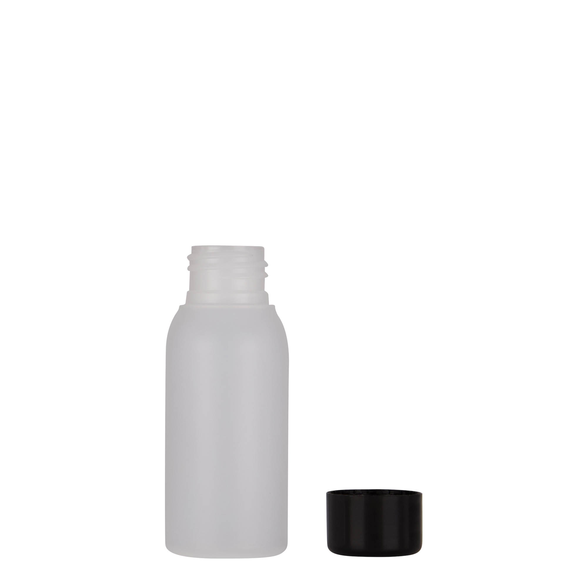 50 ml plastična bočica 'Tuffy', HDPE, prirodna, grlo: 24/410