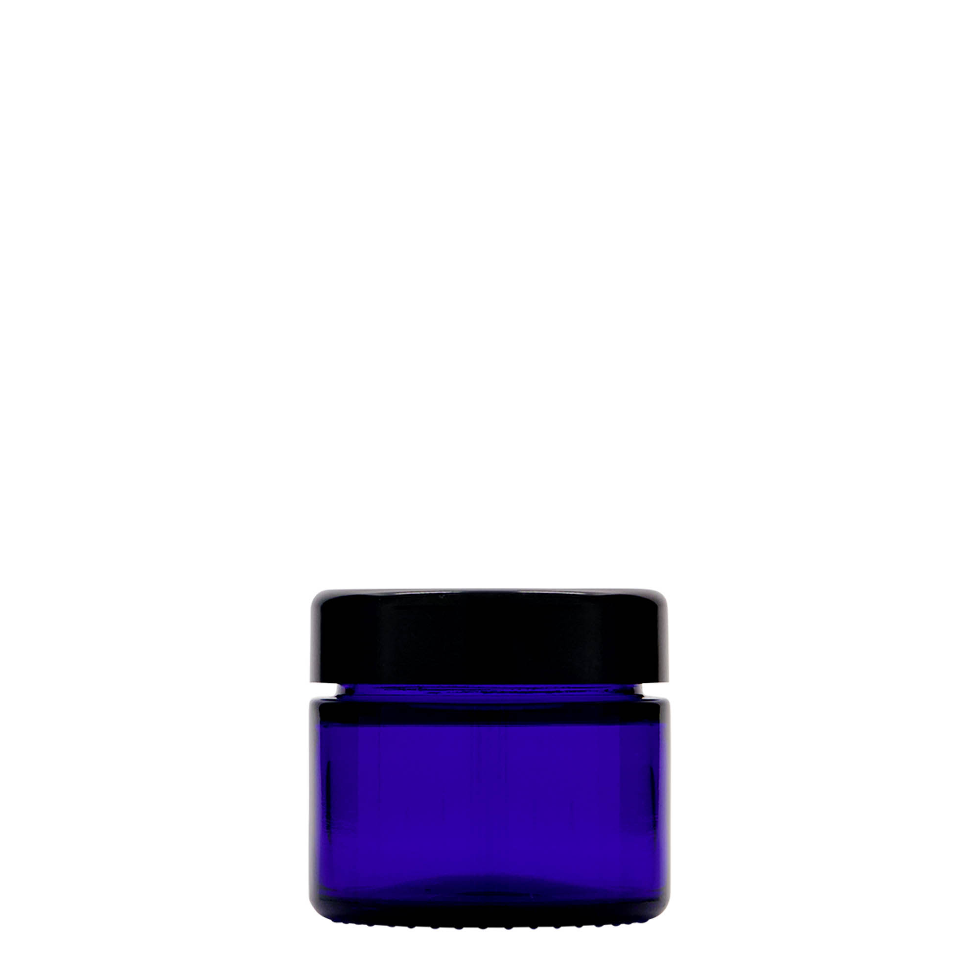 50 ml tegla 'Blue Edition', staklo, kraljevsko plava, otvor: navojni poklopac