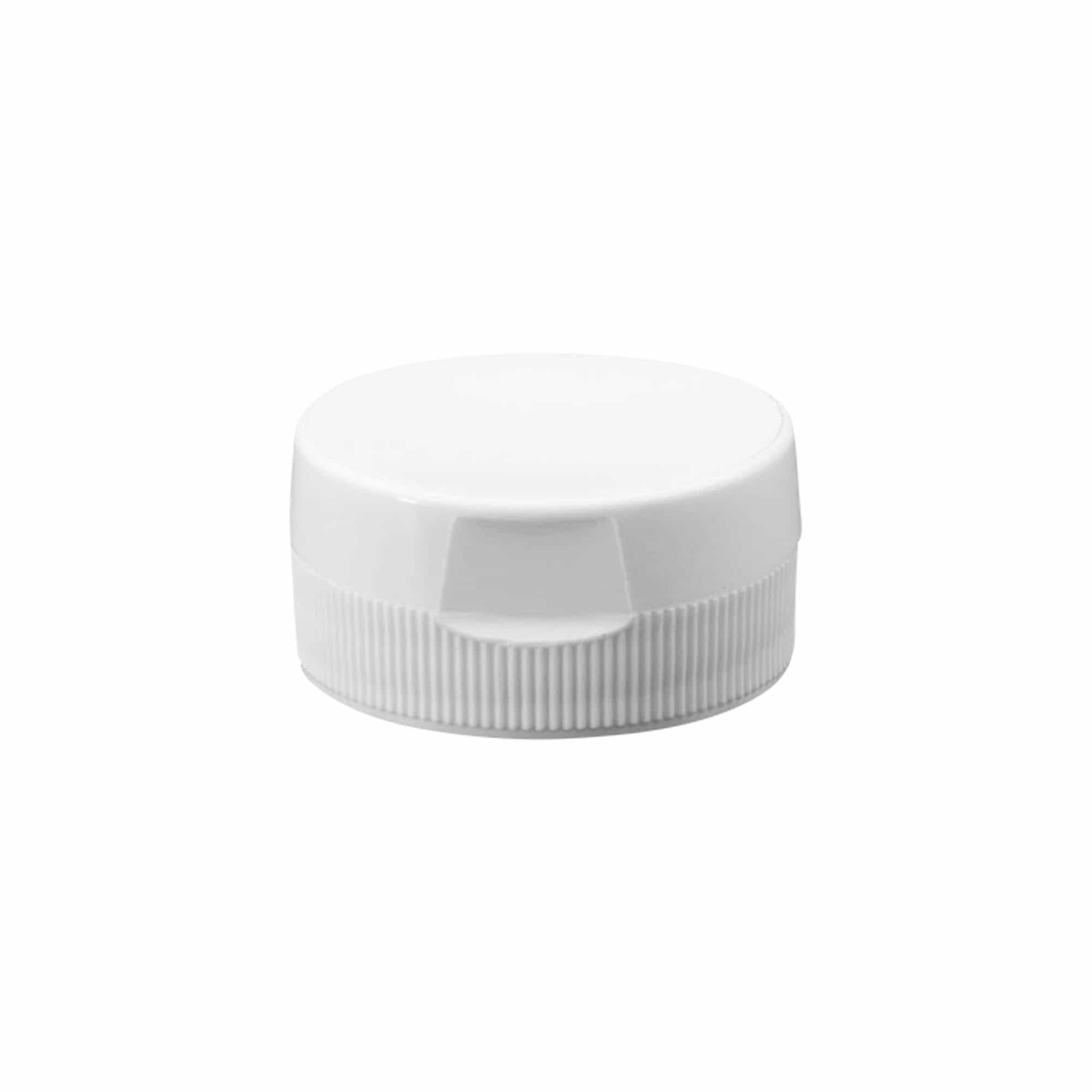 Zatvarač sa navojem, trnjina, PP plastika, bela, za otvor: GPI 38/400 Zatvarač sa navojem, trnjina, PP plastika, bela, za otvor: GPI 38/400