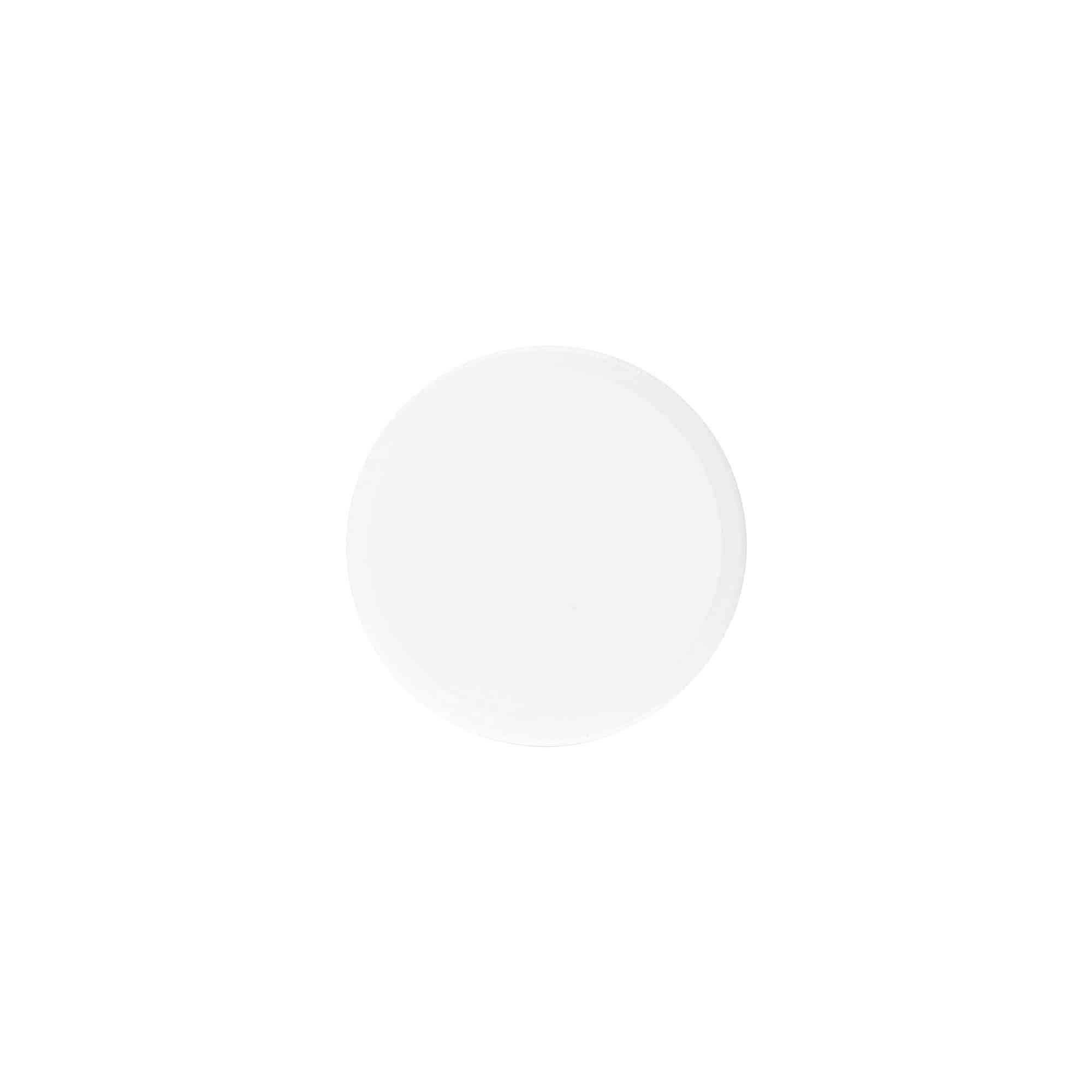 Zakrivka sa navojem 'White Line' 60ml, PP-plastika, bela