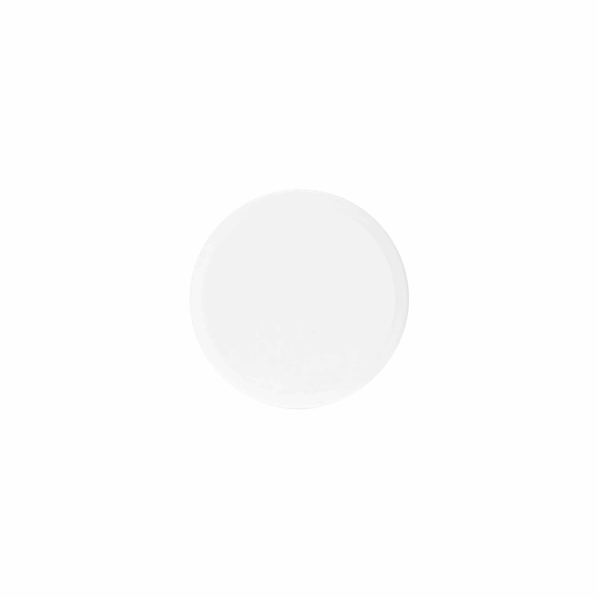 Zakrivka sa navojem 'White Line' 60ml, PP-plastika, bela