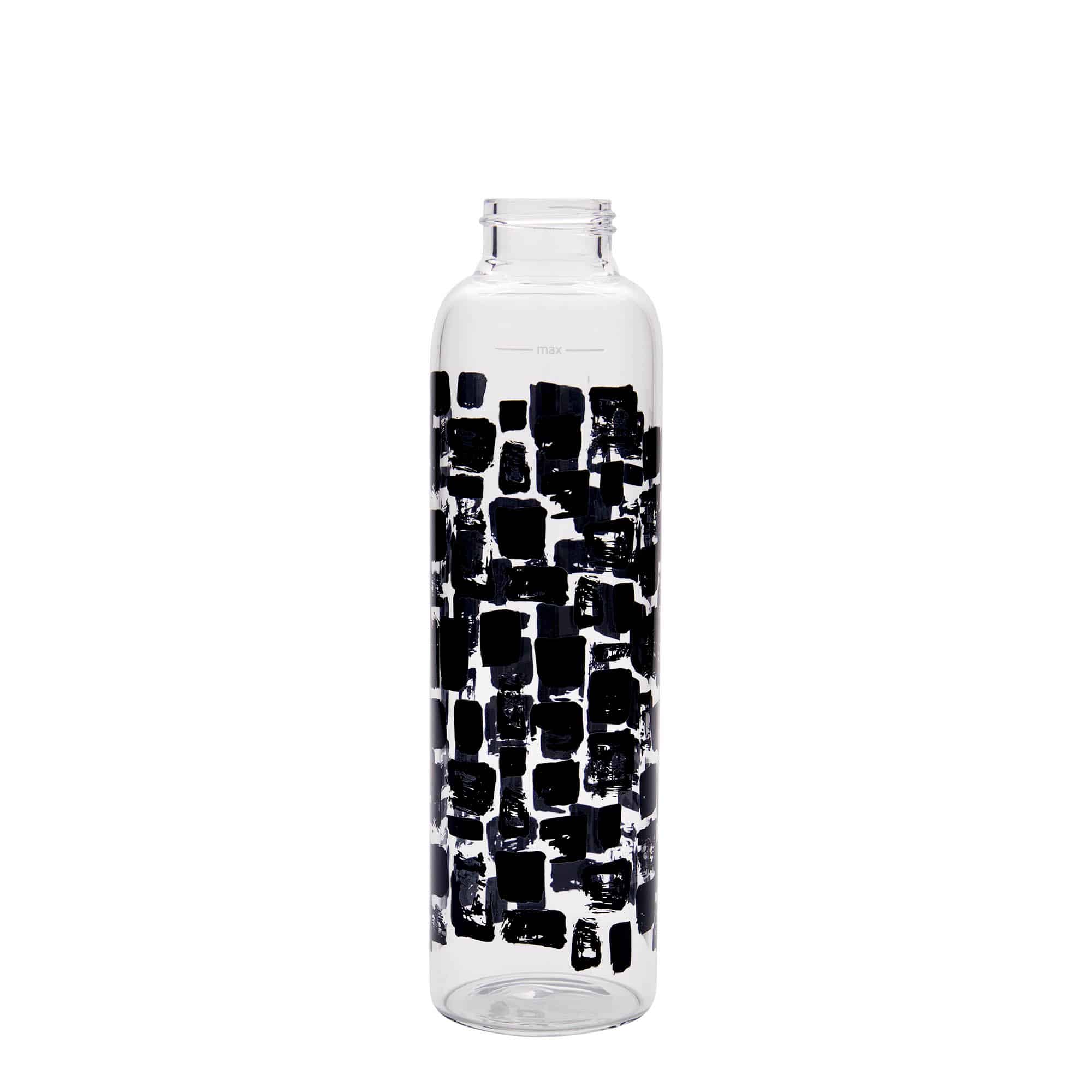 Boca za piće od 500 ml, 'Perseus', motiv: Crni pravougaonik, otvor: Zatvarač sa navojem Boca za piće od 500 ml, 'Perseus', motiv: Crni pravougaonik, otvor: Zatvarač sa navojem