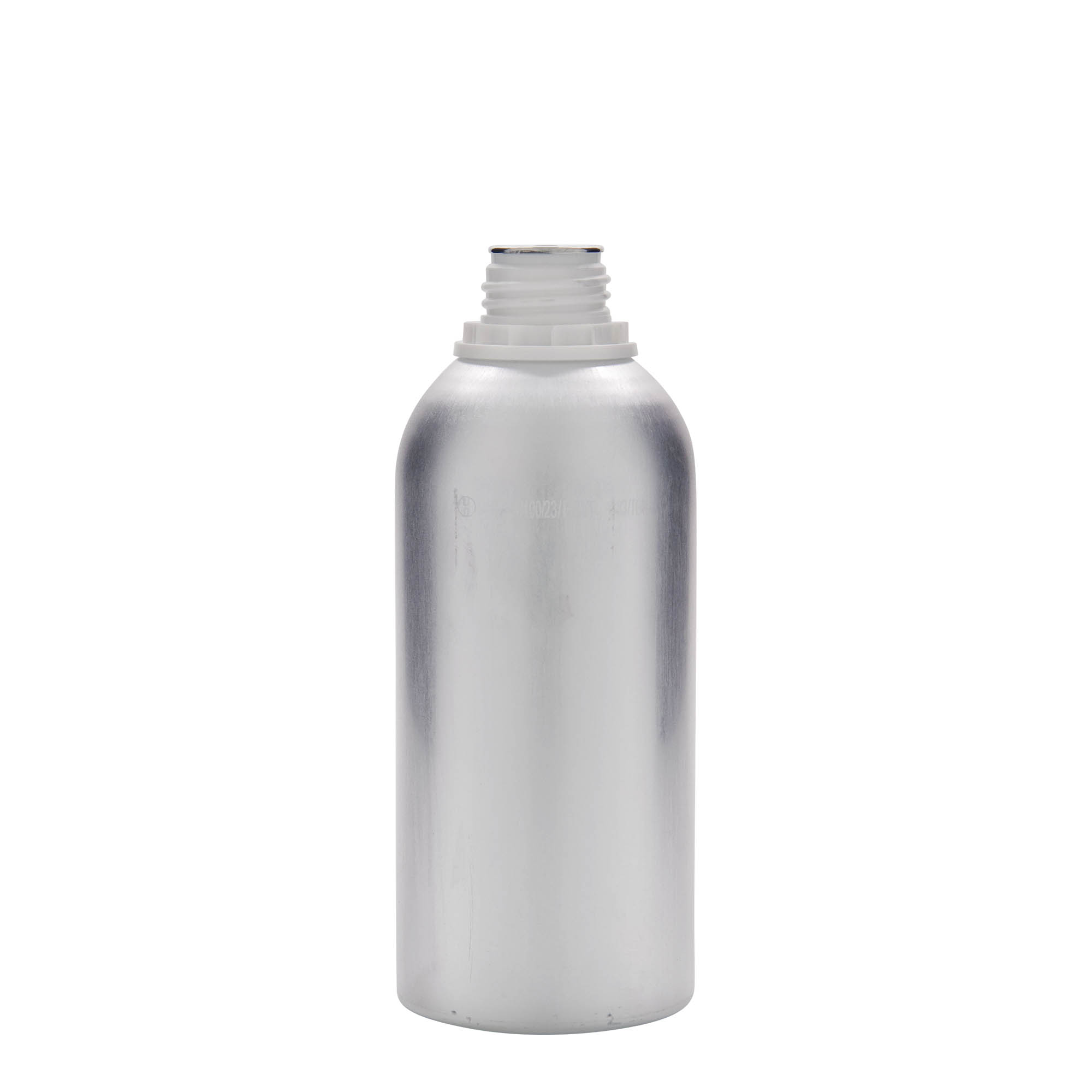 625 ml aluminijumska boca, metal, srebrna, otvor: DIN 32