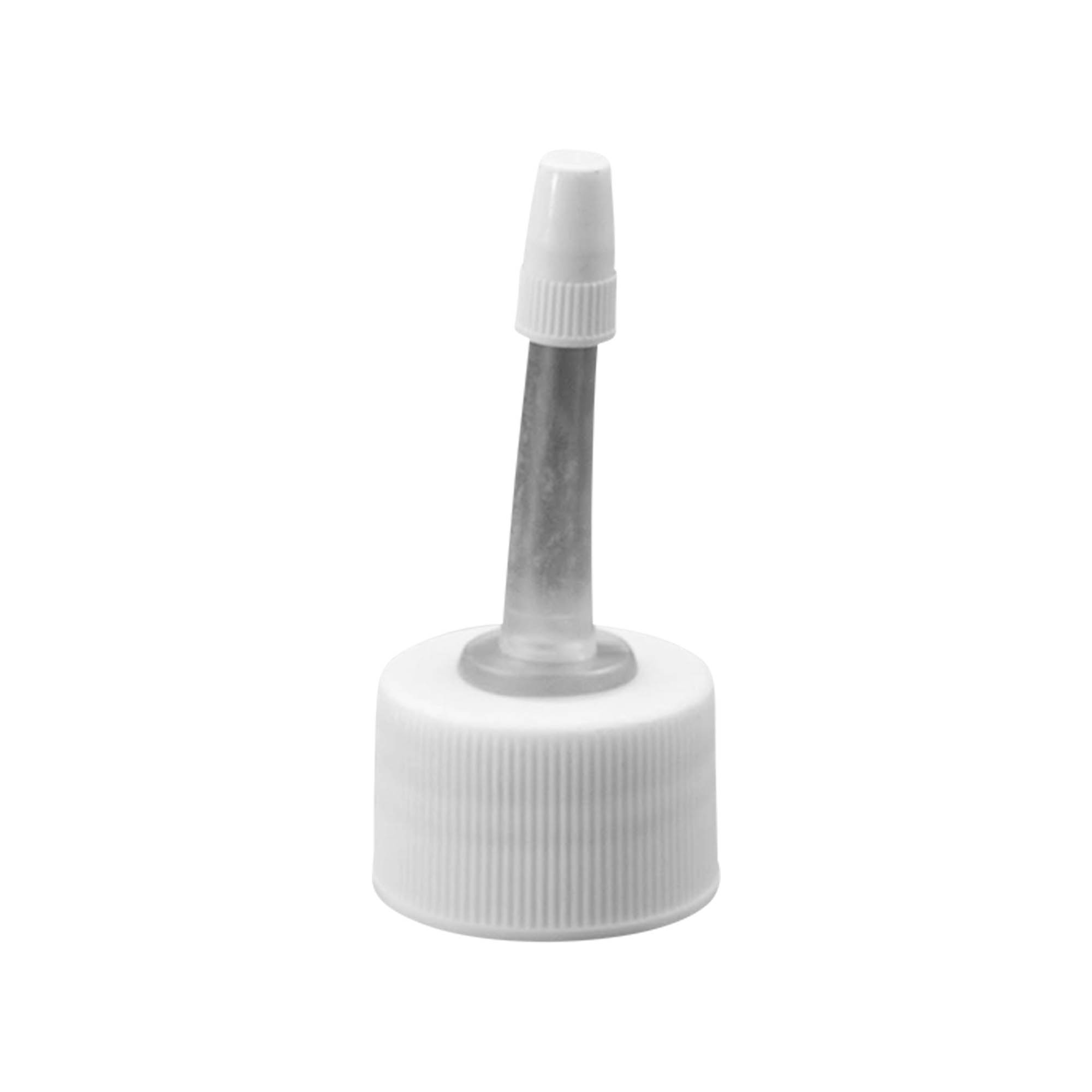 Zakrivak sa aplikatorom, PP plastika, bela, za otvor: 24/410