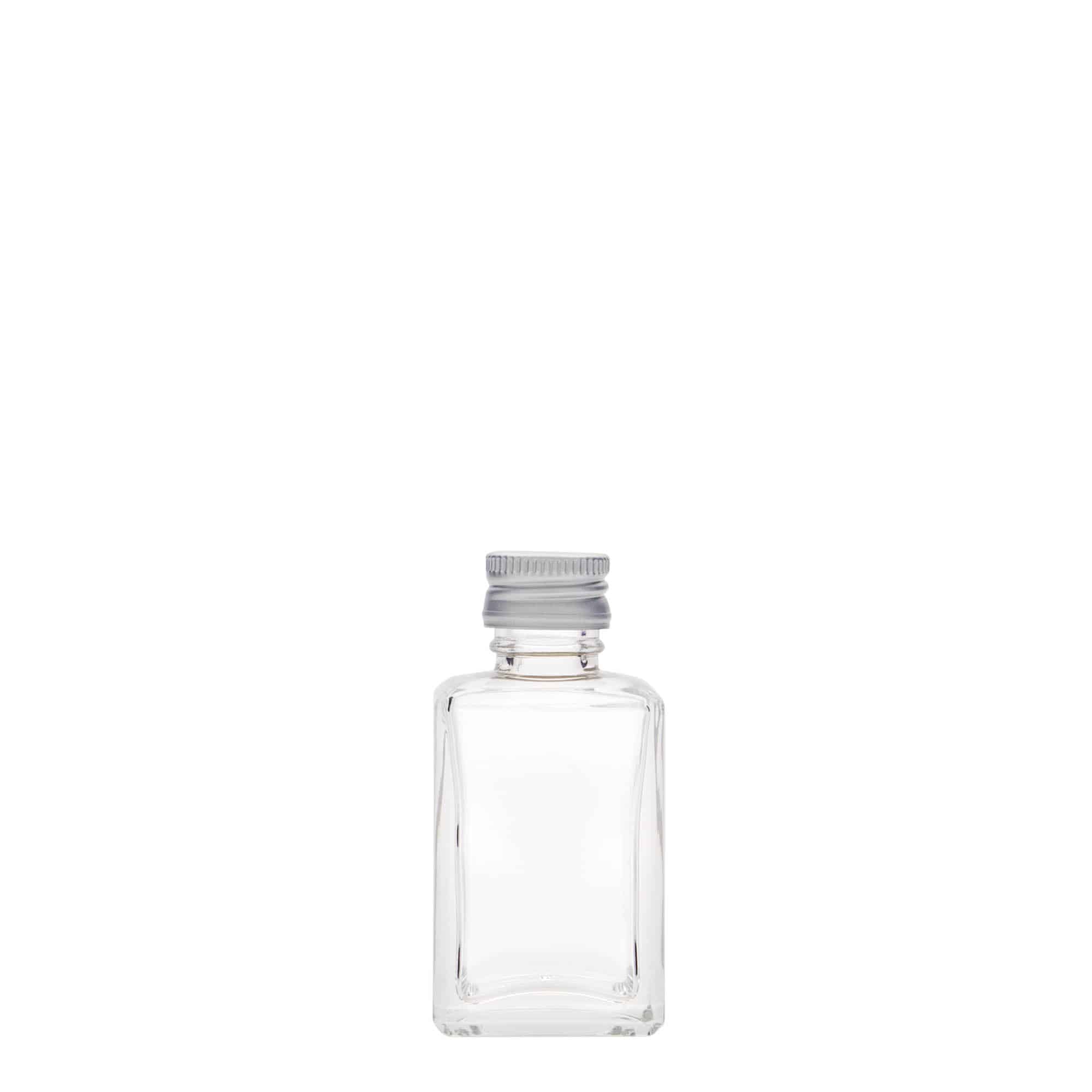30 ml staklena flaša 'Tamme', kvadratna, otvor: PP 18 30 ml staklena flaša 'Tamme', kvadratna, otvor: PP 18