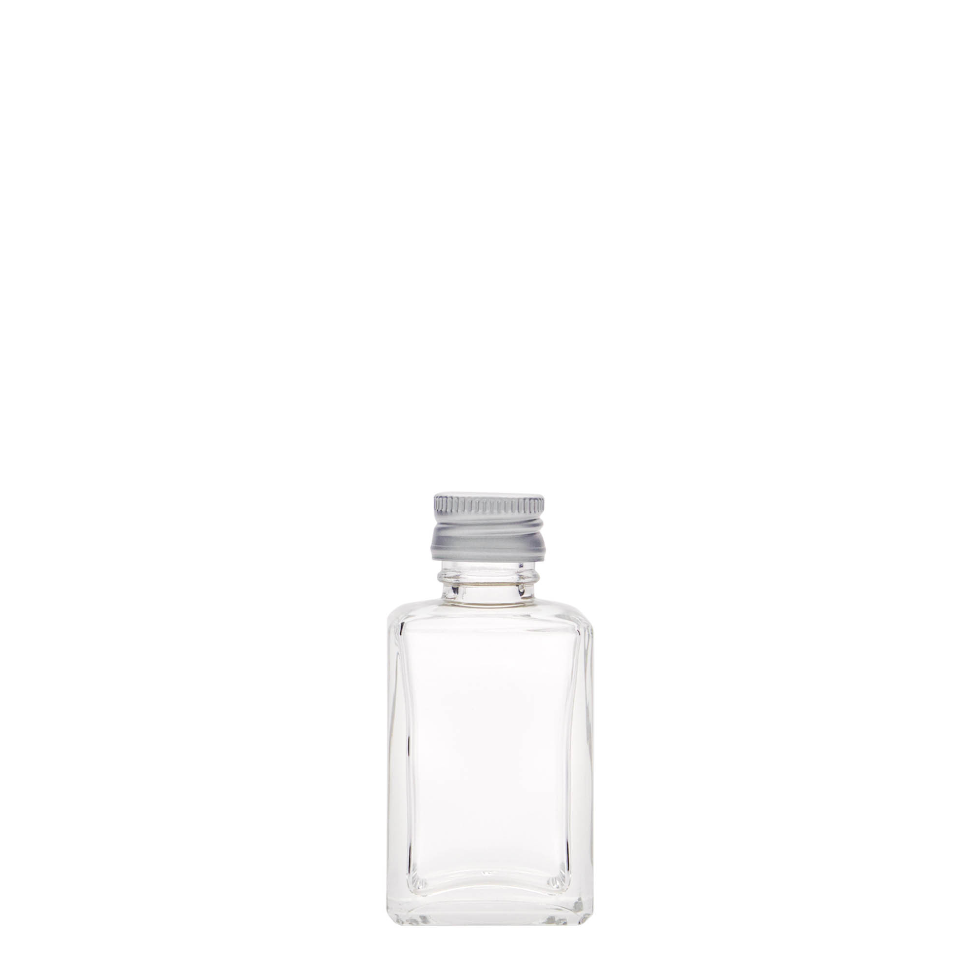 30 ml staklena flaša 'Tamme', kvadratna, otvor: PP 18 30 ml staklena flaša 'Tamme', kvadratna, otvor: PP 18