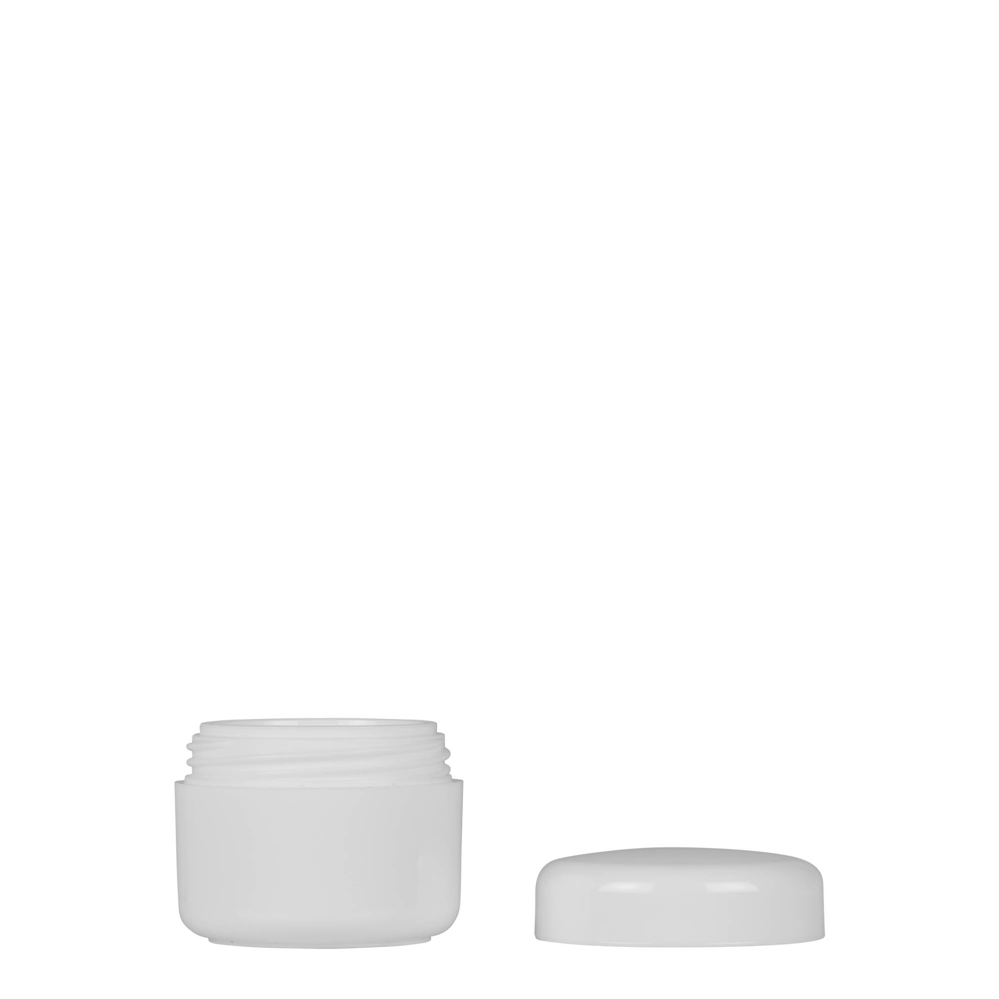 5 ml plastična posuda 'Bianca', PP, bela, otvor: zavrtni zatvarač 5 ml plastična posuda 'Bianca', PP, bela, otvor: zavrtni zatvarač