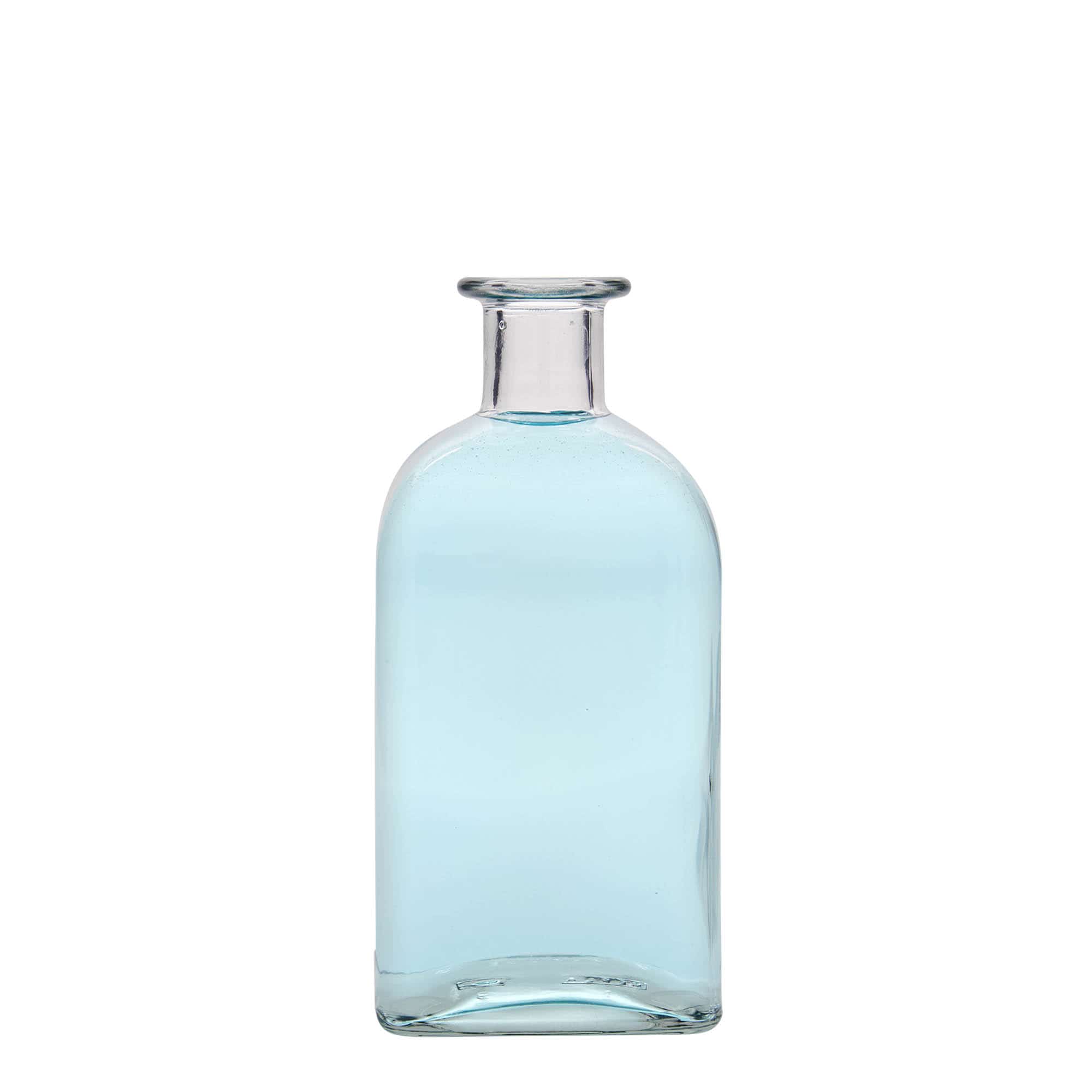 500 ml staklena boca Apotheker Carré, kvadratna, otvor: pluta