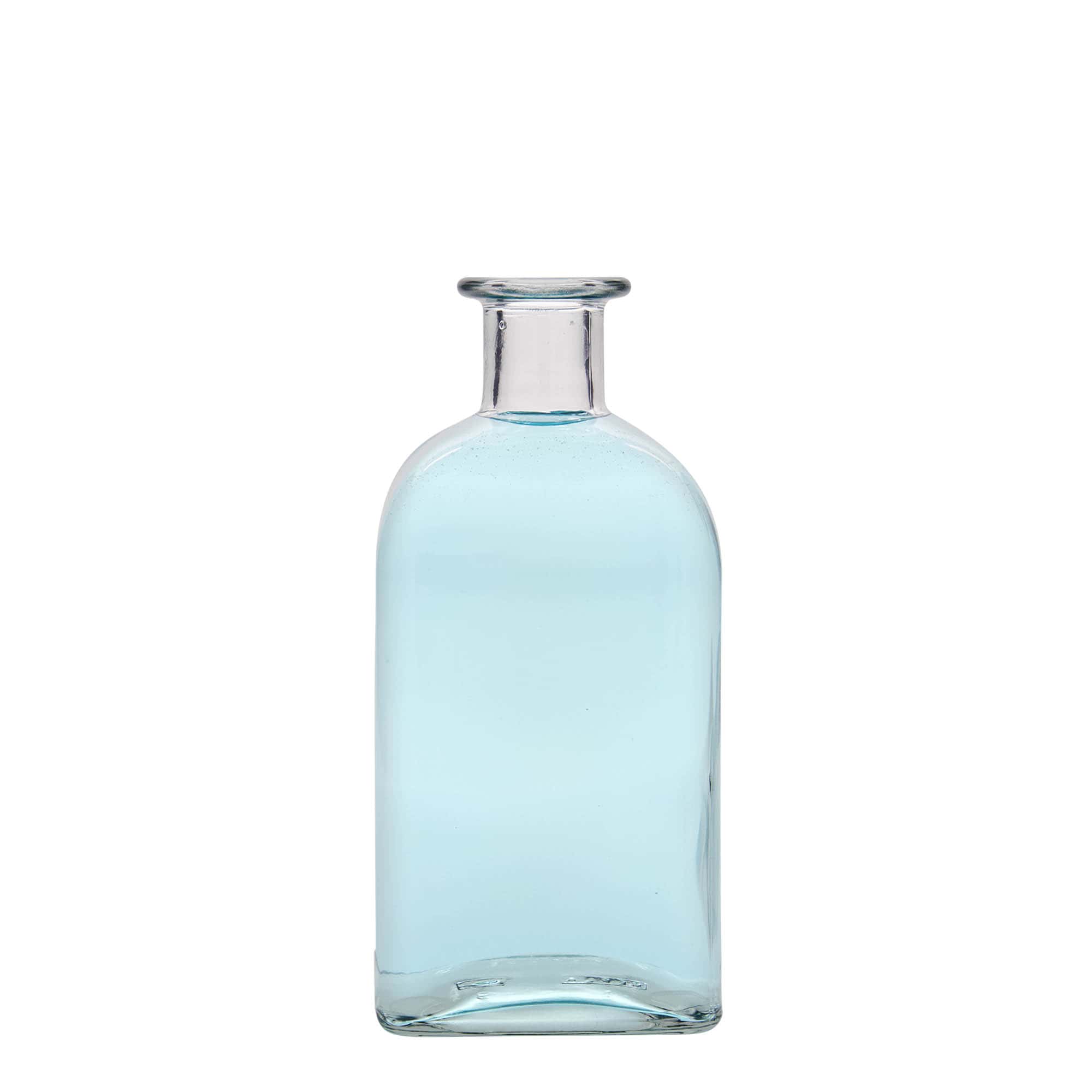500 ml staklena boca Apotheker Carré, kvadratna, otvor: pluta