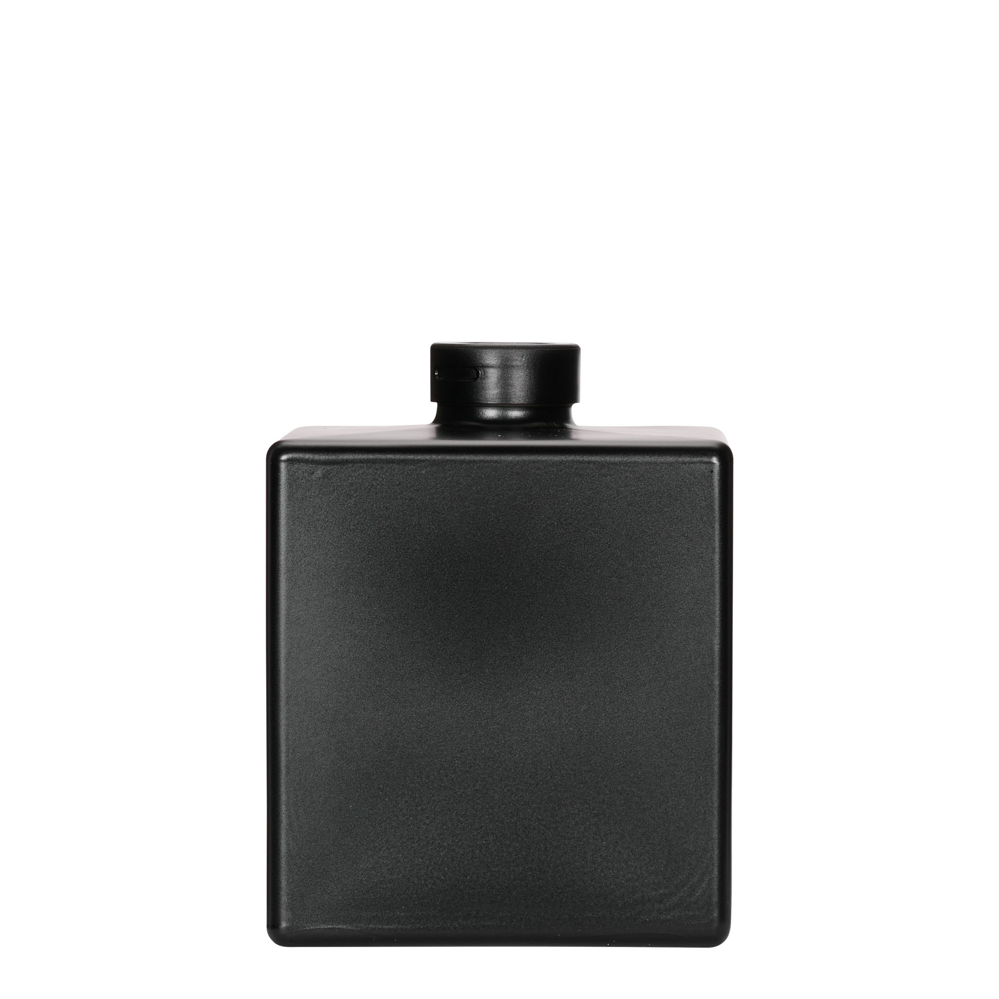 500 ml staklena boca 'Cube', kvadratna, crna, grlo: pluta 500 ml staklena boca 'Cube', kvadratna, crna, grlo: pluta